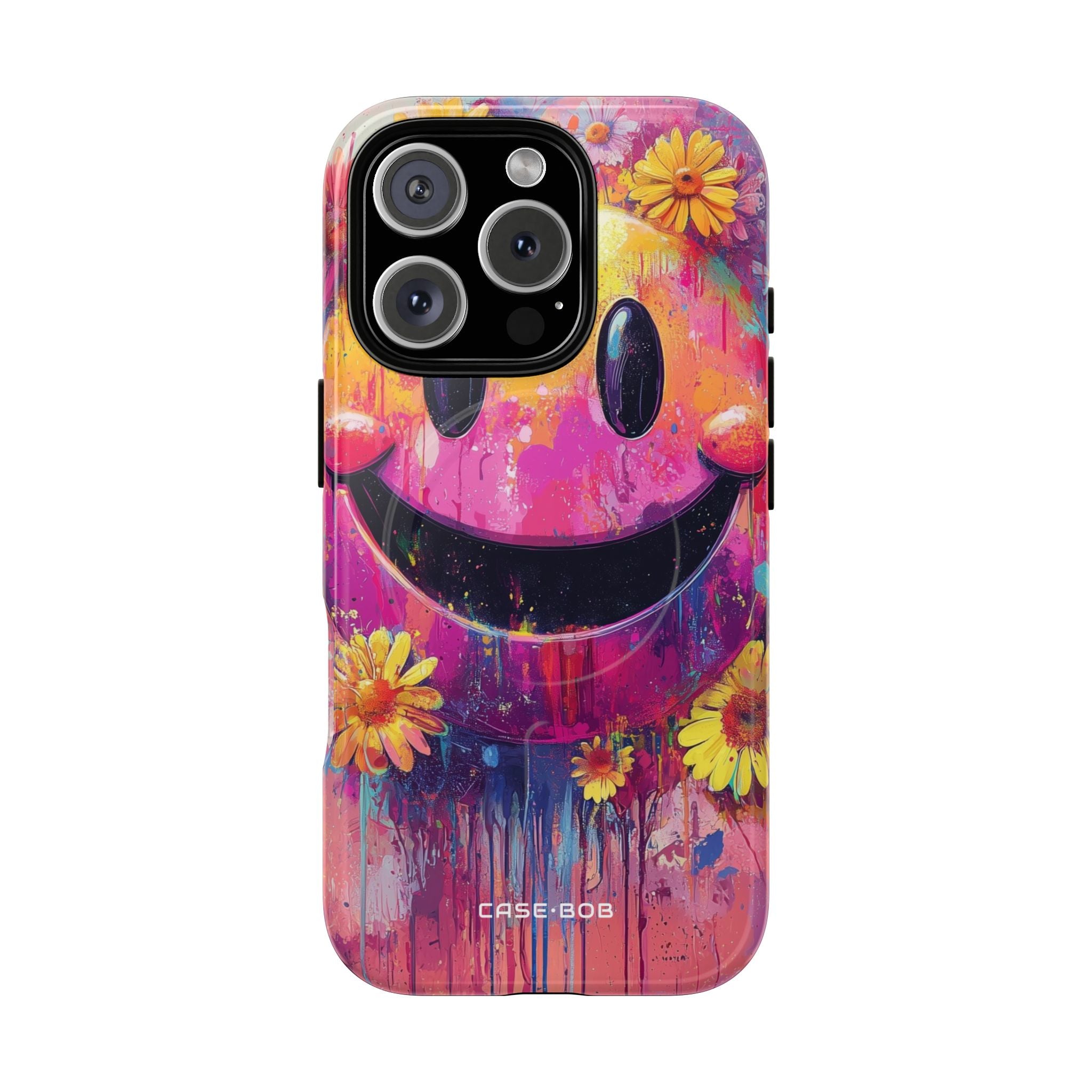 Smiley Bloom iPhone 16 Pro Case - Tough+
