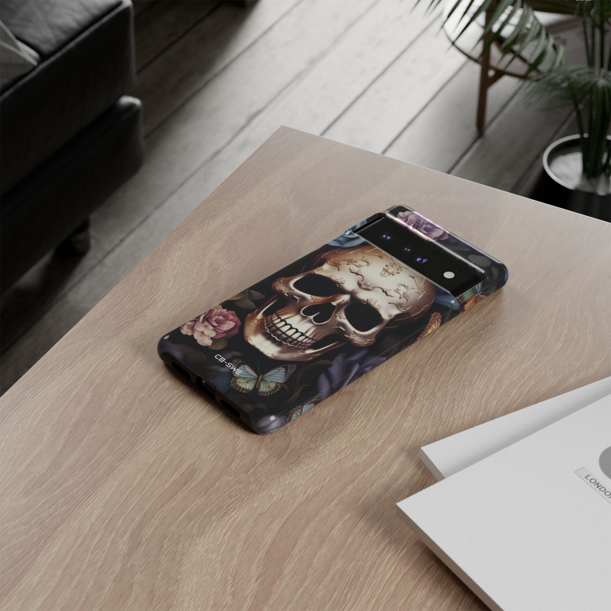 Skull Among Blossoms - Google Pixel Case
