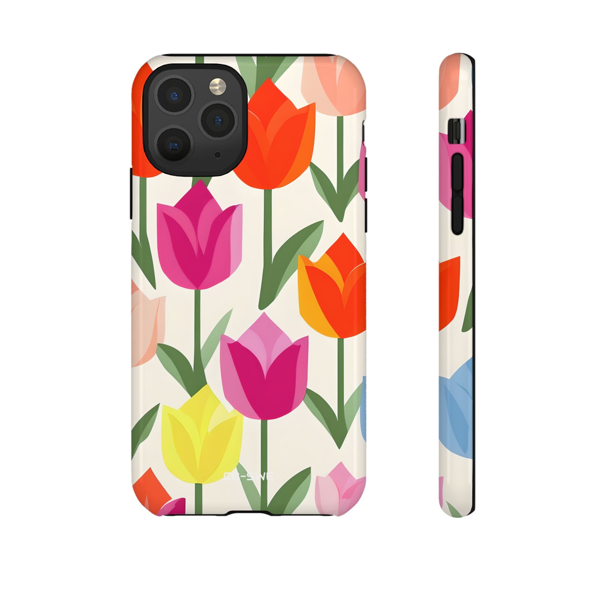 Vibrant Tulip Array - iPhone Case