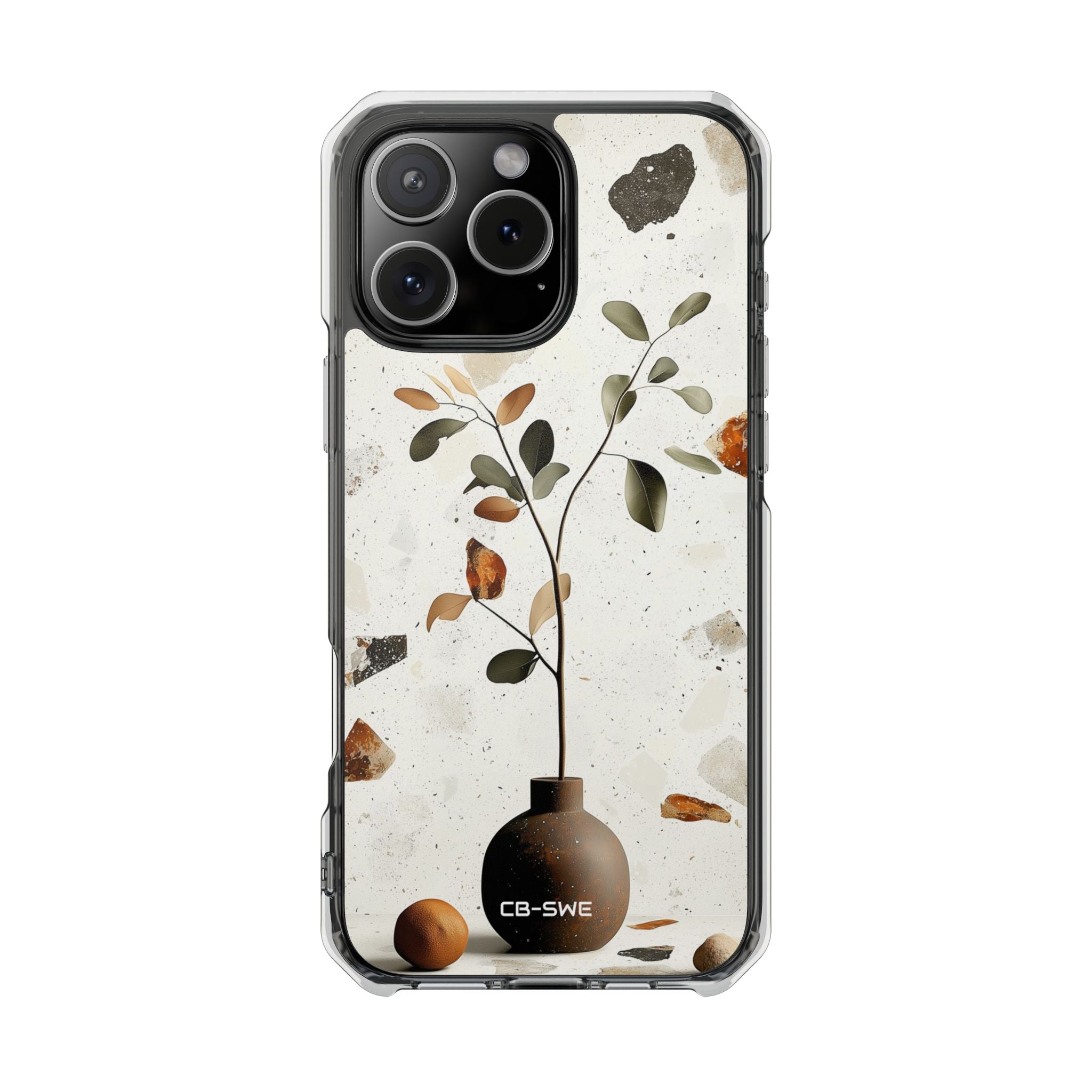 Vase Holds Leaves iPhone Case - Impact