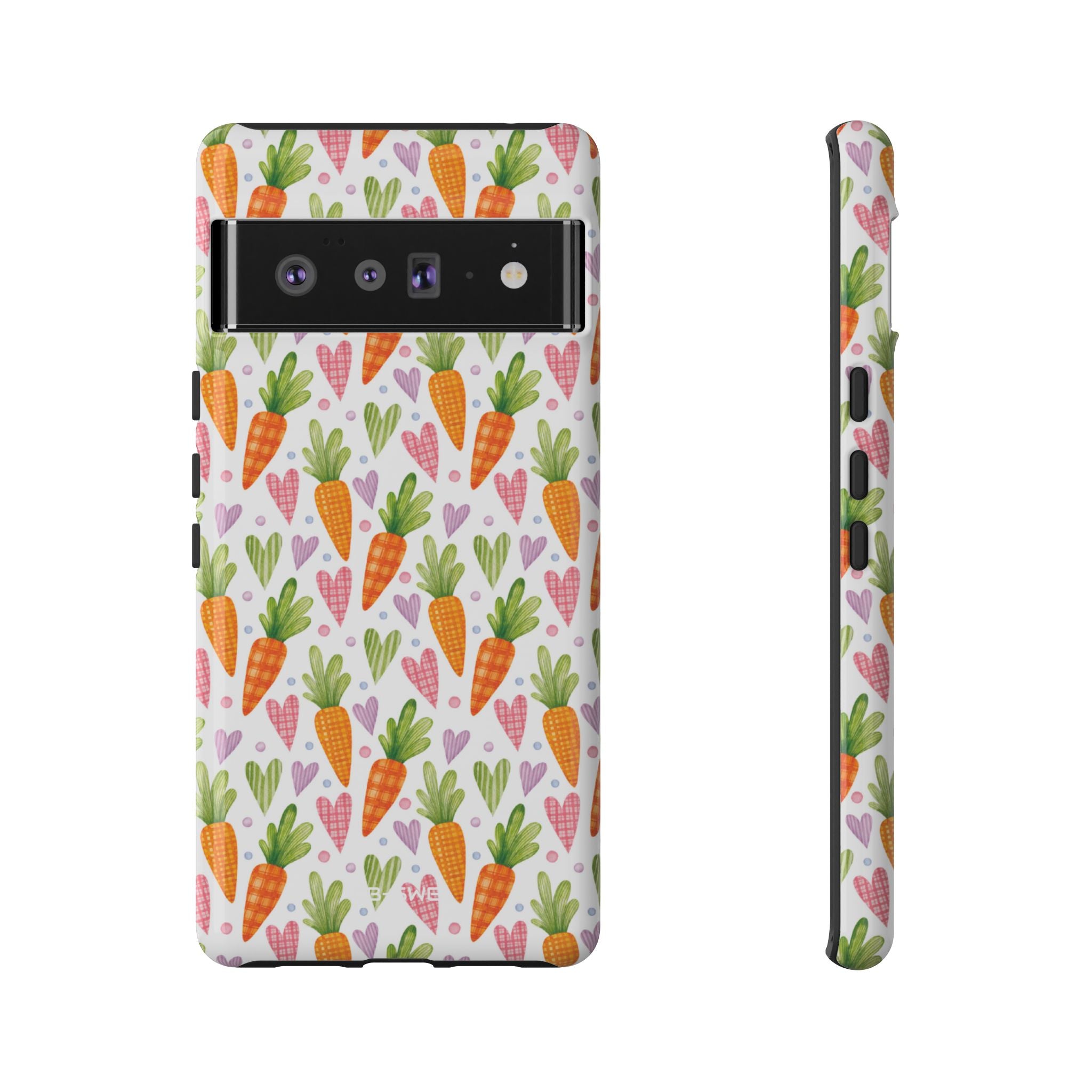 Carrots Embrace Hearts - Google Pixel Case