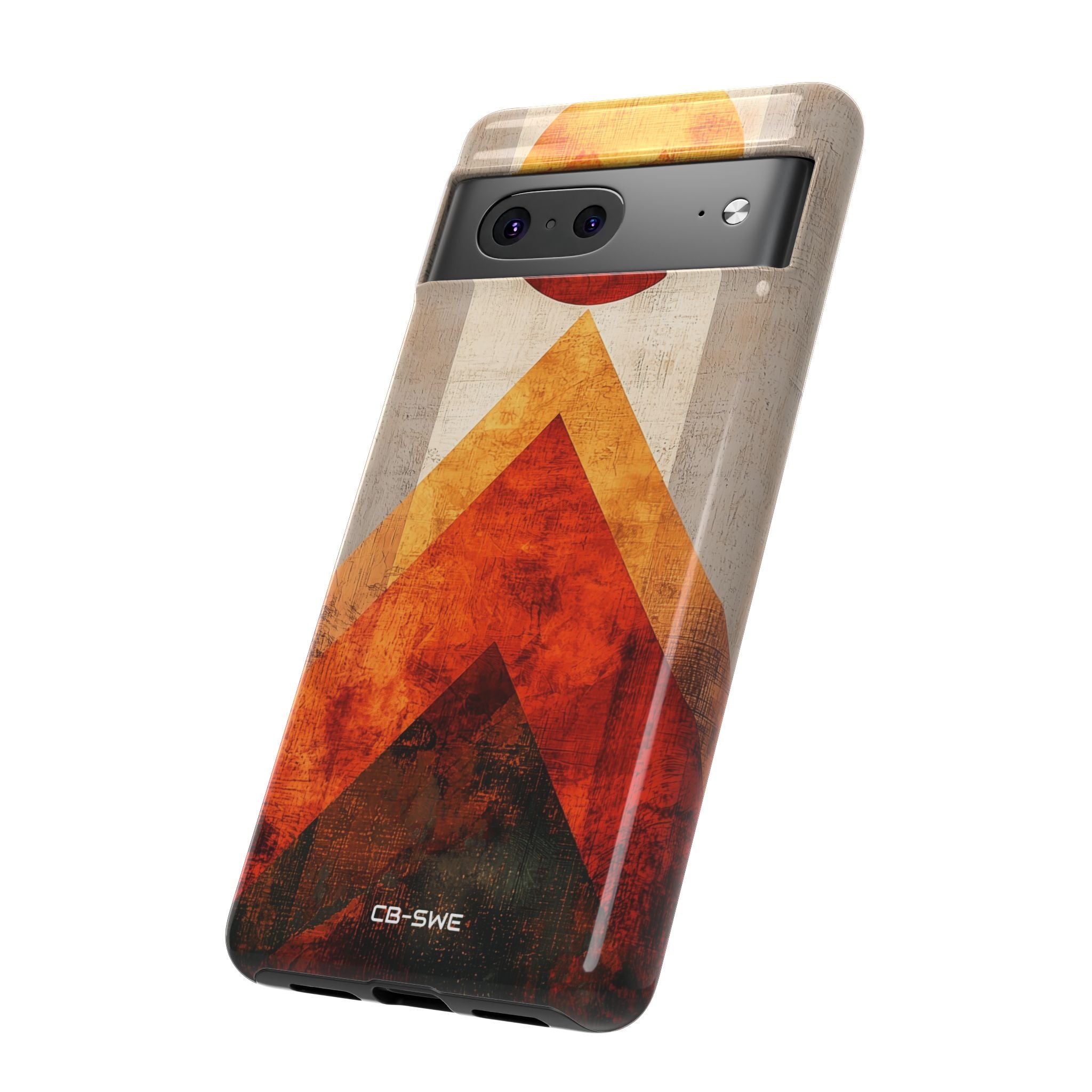 Sun Embraces Mountains - Google Pixel Case