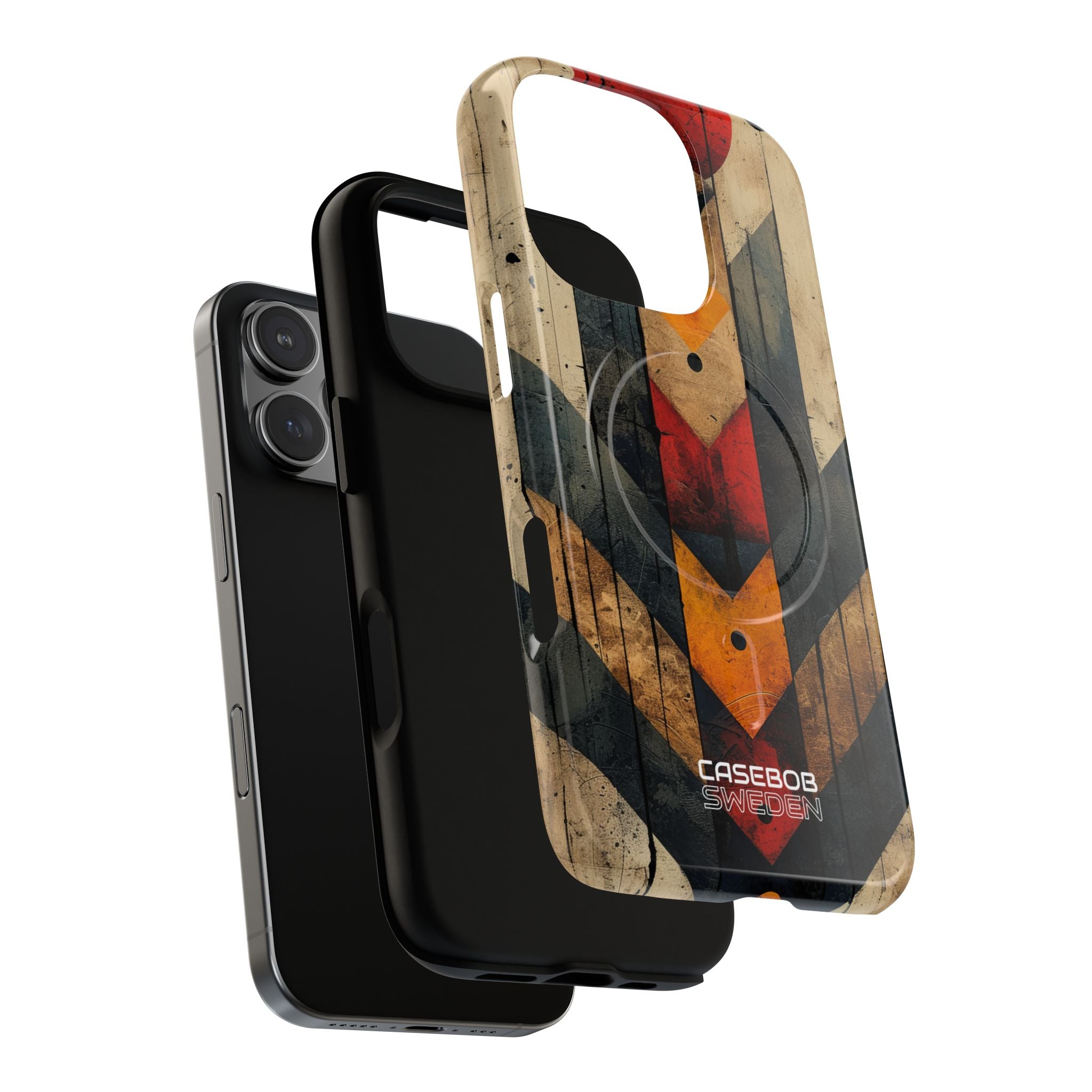 Geometric Fire Rise iPhone 16 - Tough+