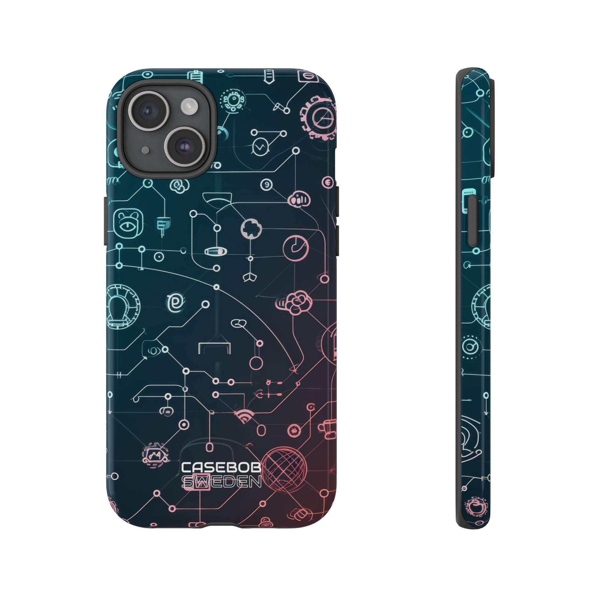 Digital Circuit Flow iPhone 15 - Tough