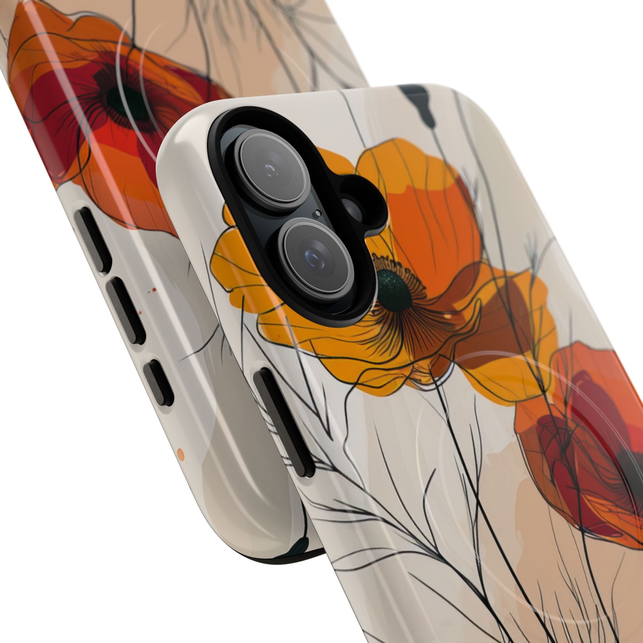 Golden Bloom Dance iPhone 16 - Tough+