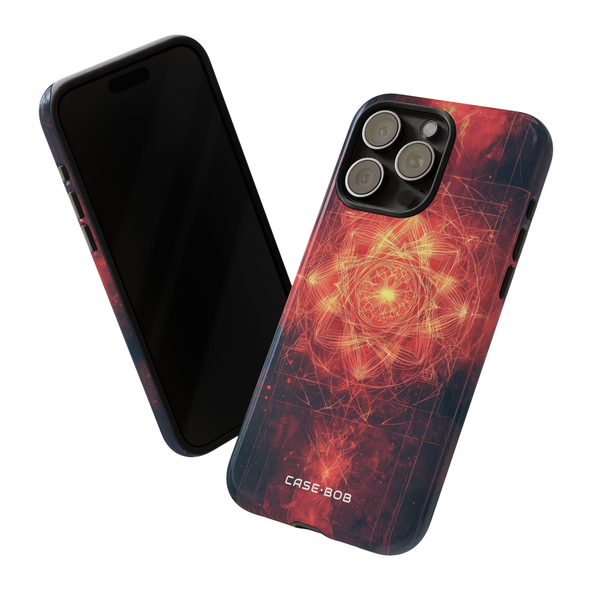 Radiant Mandala iPhone 15 Pro Max Case - Tough