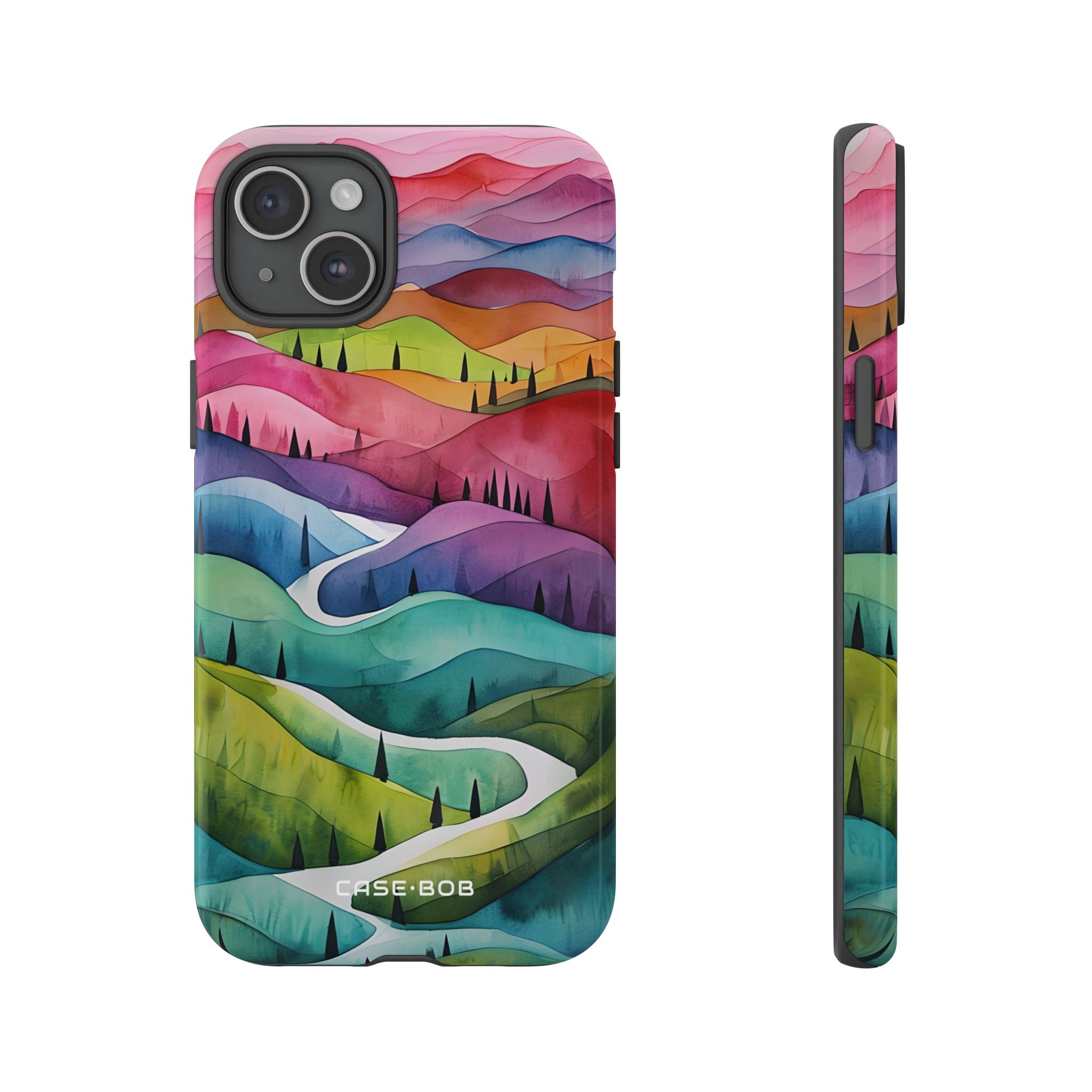 Winding Verdure iPhone 15 Plus Case - Tough