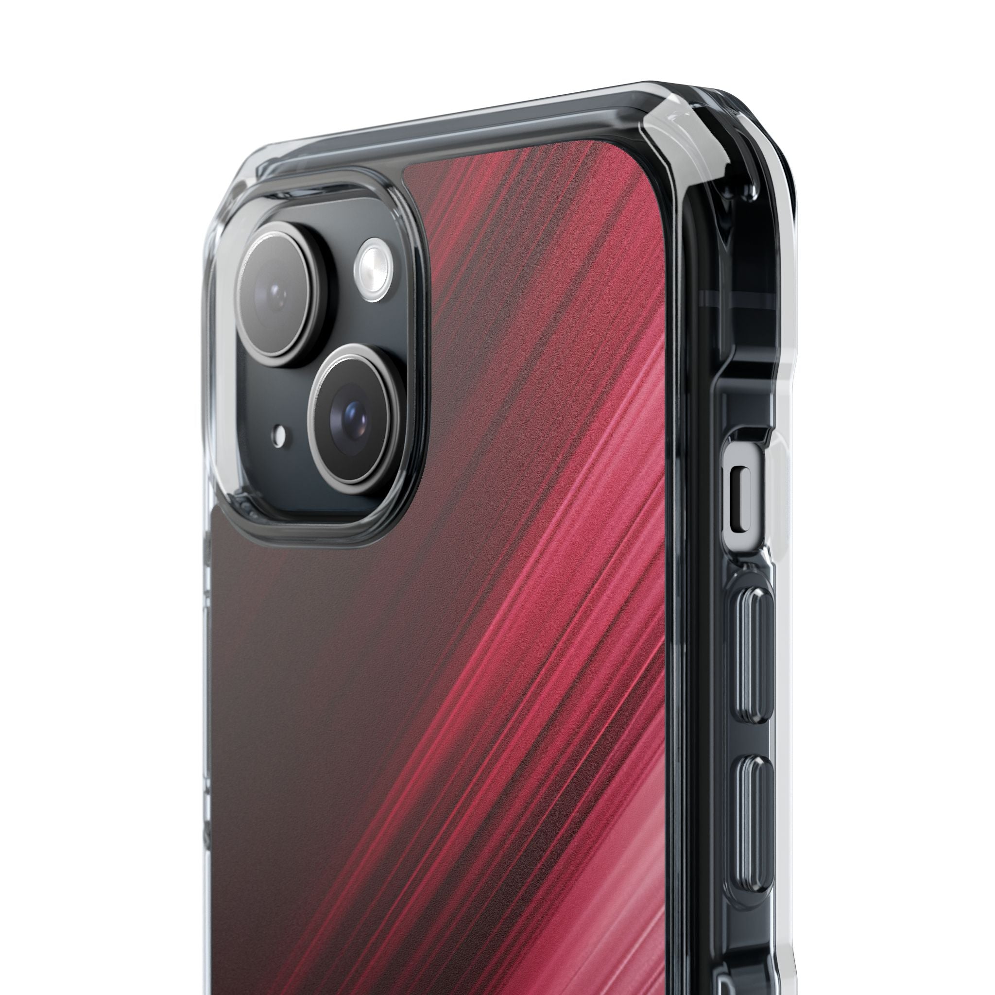 Crimson Drift Motion iPhone 15 - Impact Clear+