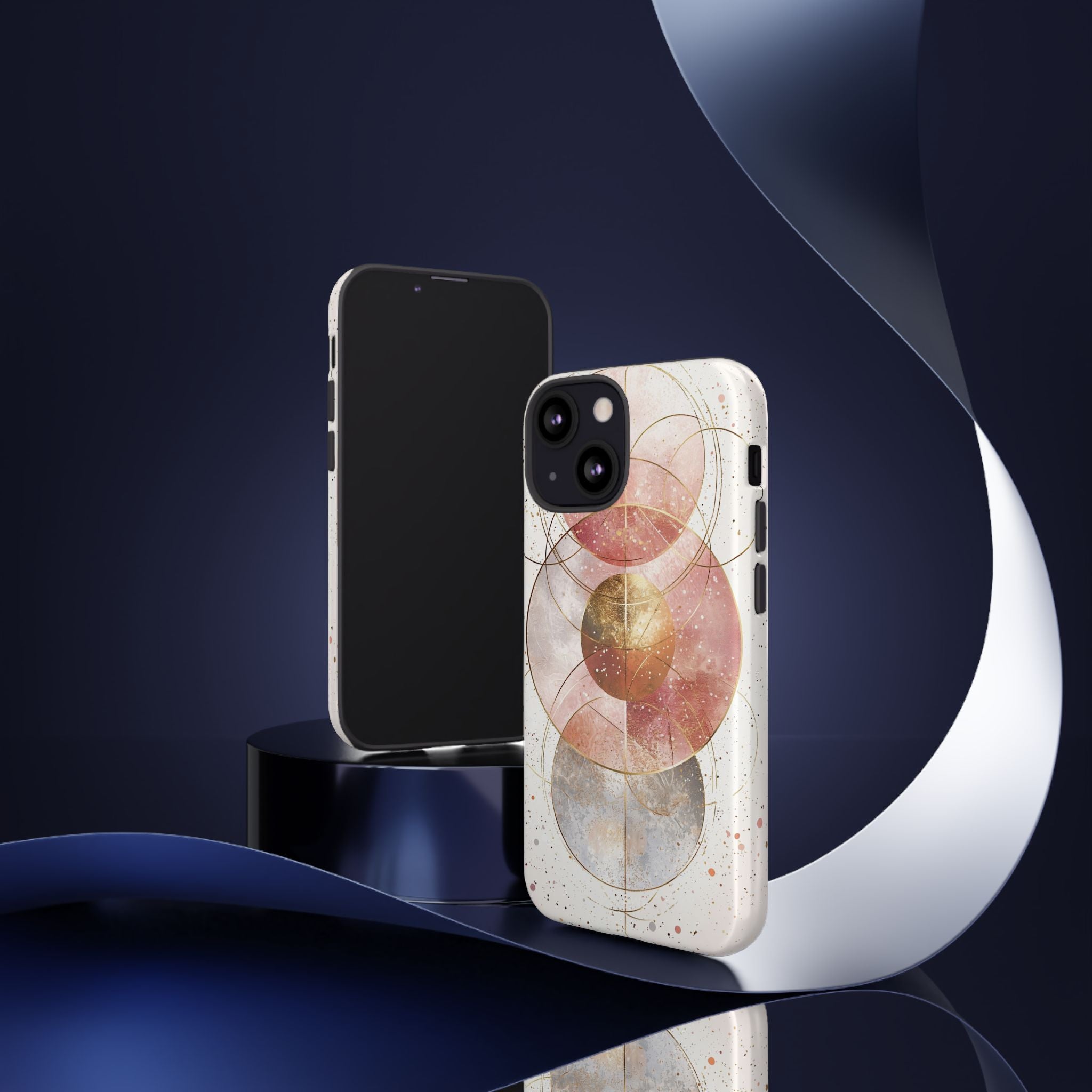Circle Envelops Light - iPhone Case