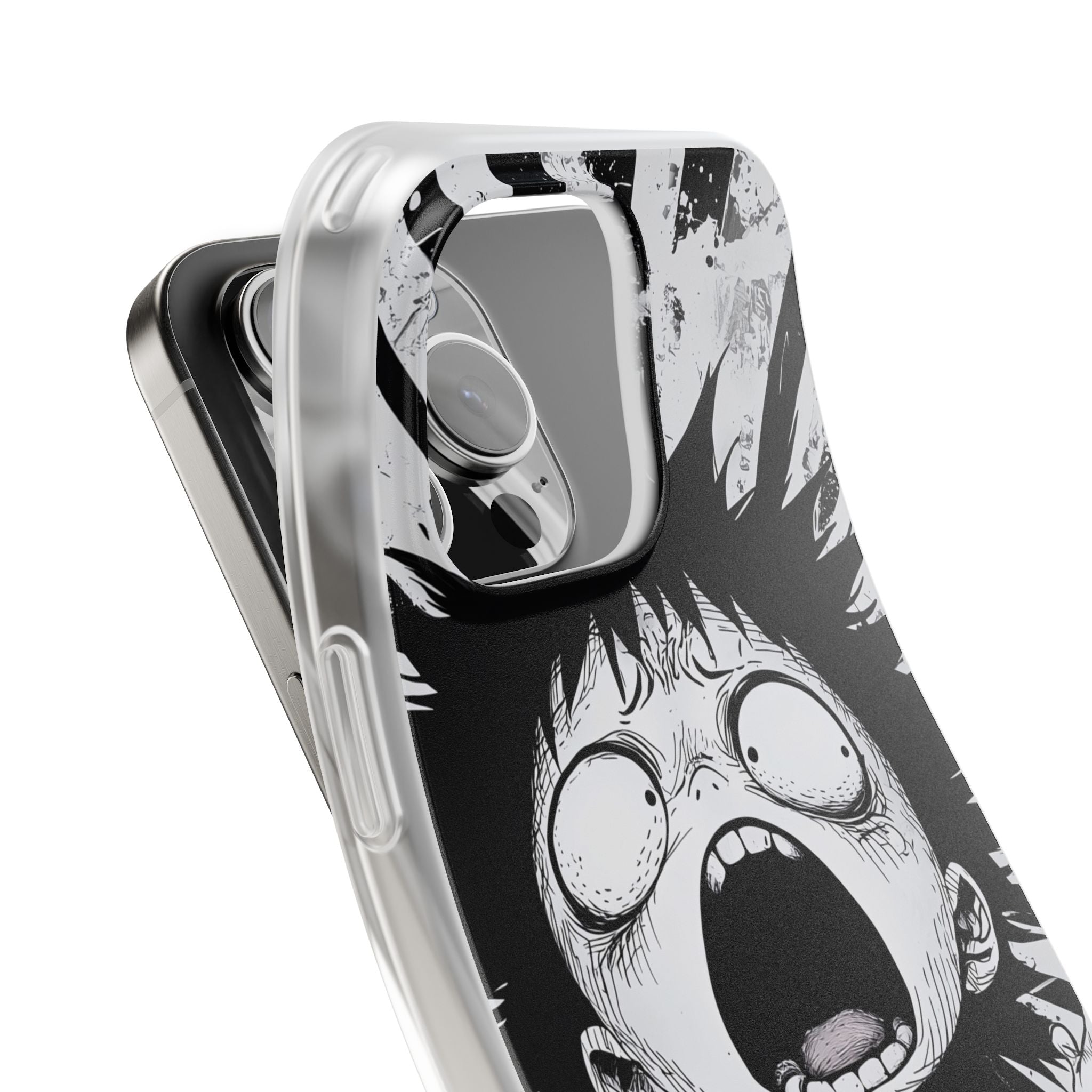 Screaming Stripes iPhone 16 Pro Max Case - Soft