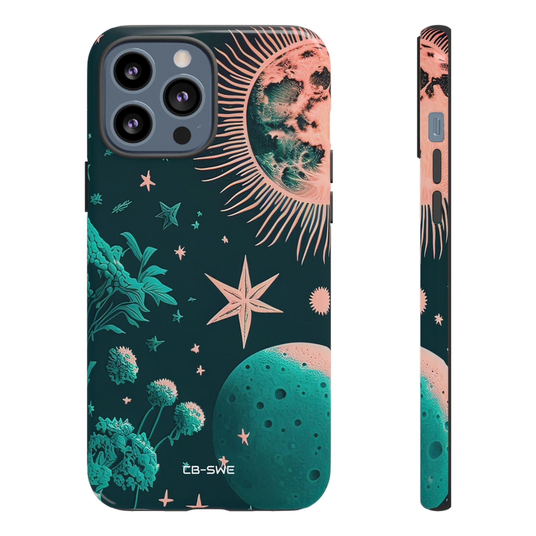 Celestial Botanical Night - iPhone Case