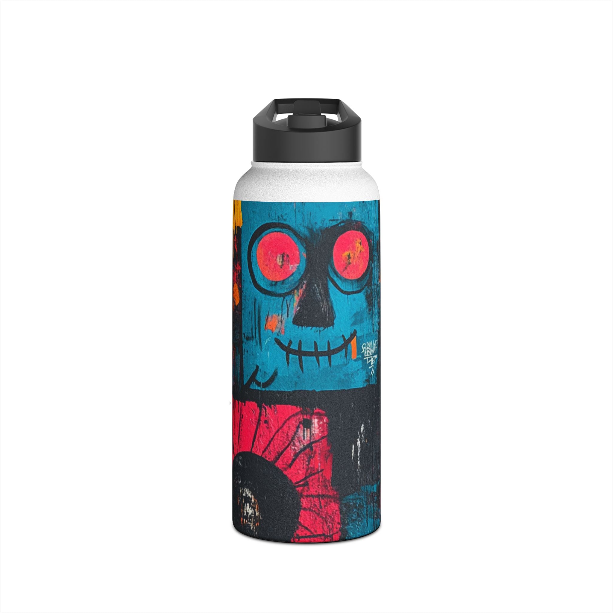 Turquoise Grin - Stainless Steel Water Bottle