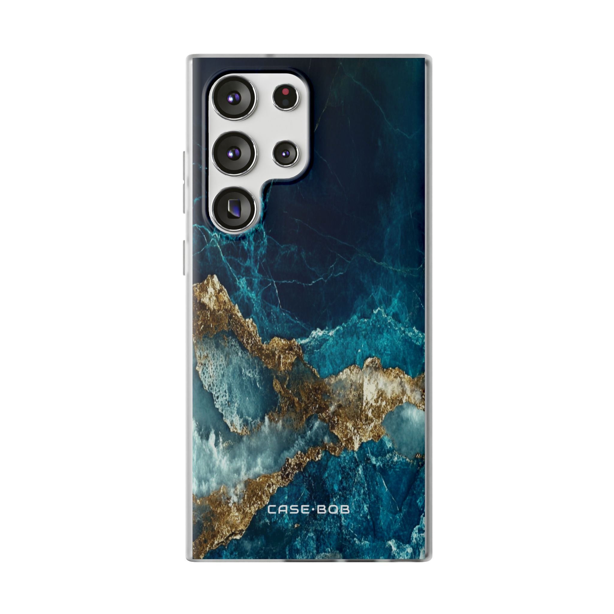 Jagged Gold Split Samsung S23 Ultra Case - Soft