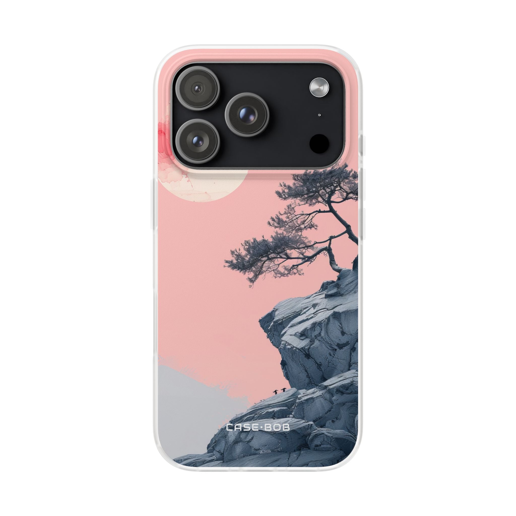 Crimson Moon Tree iPhone 17 Pro Case - Soft