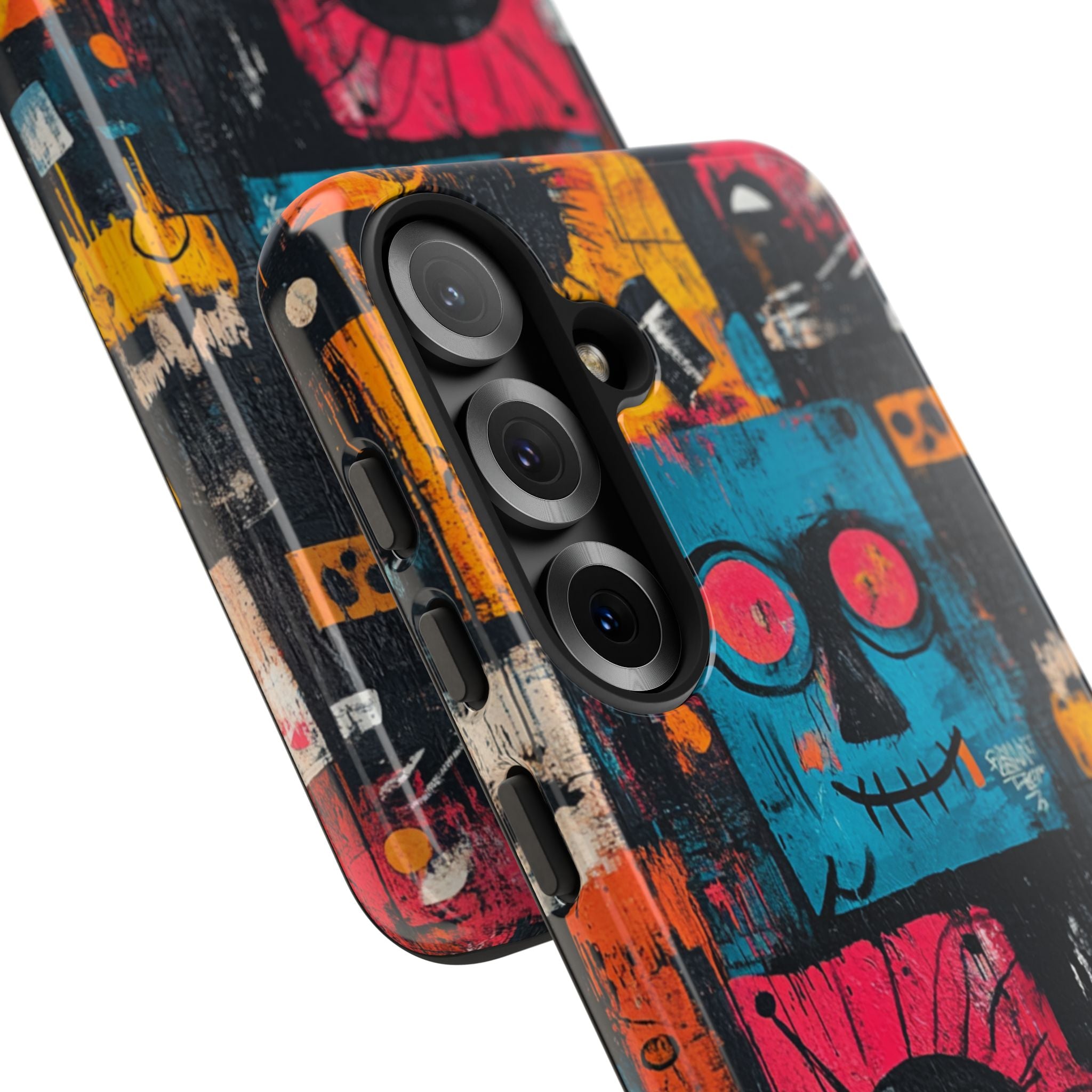 Blue Stitch Smile Samsung S25 Case - Tough