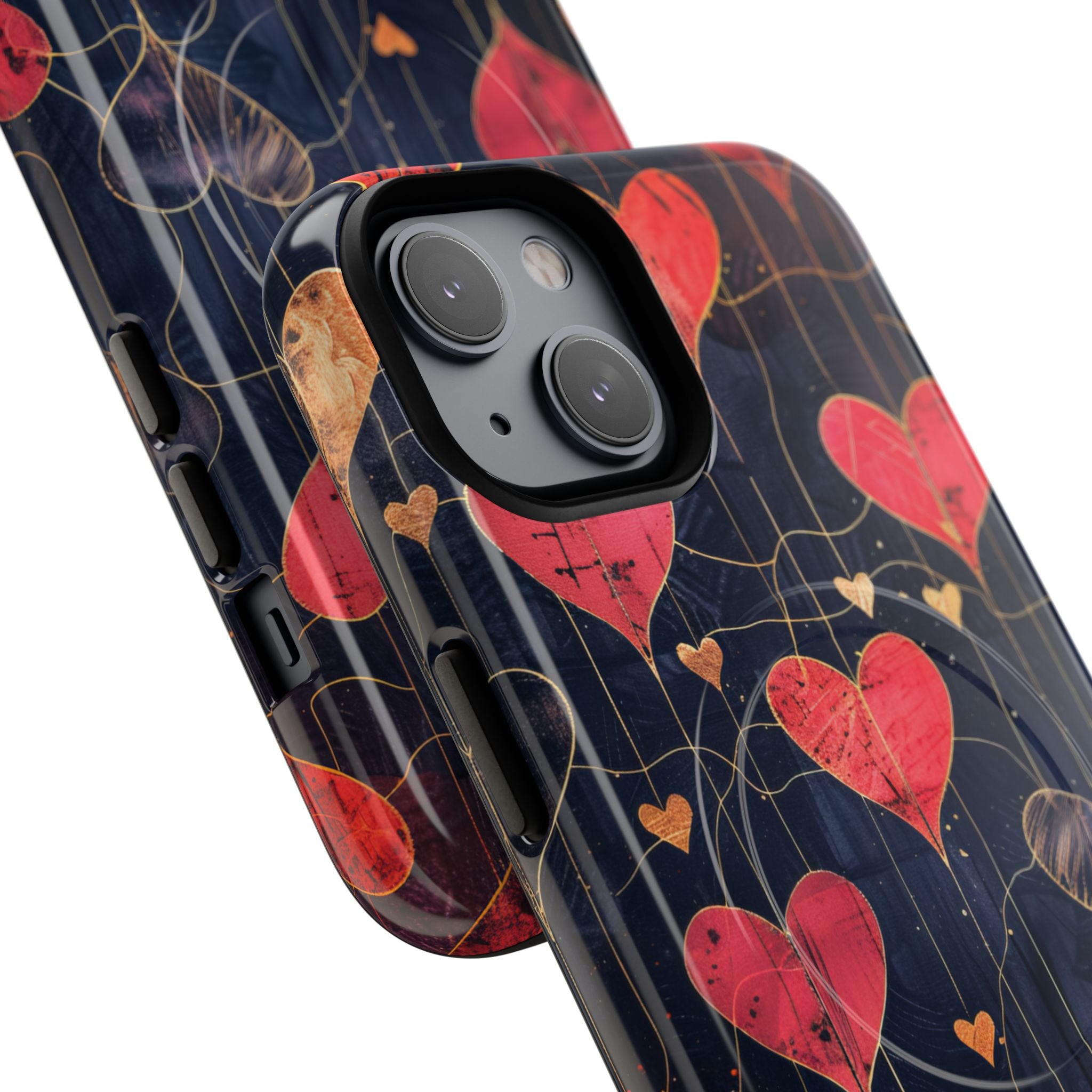 Golden Hearts Network iPhone 14 Case - Tough+