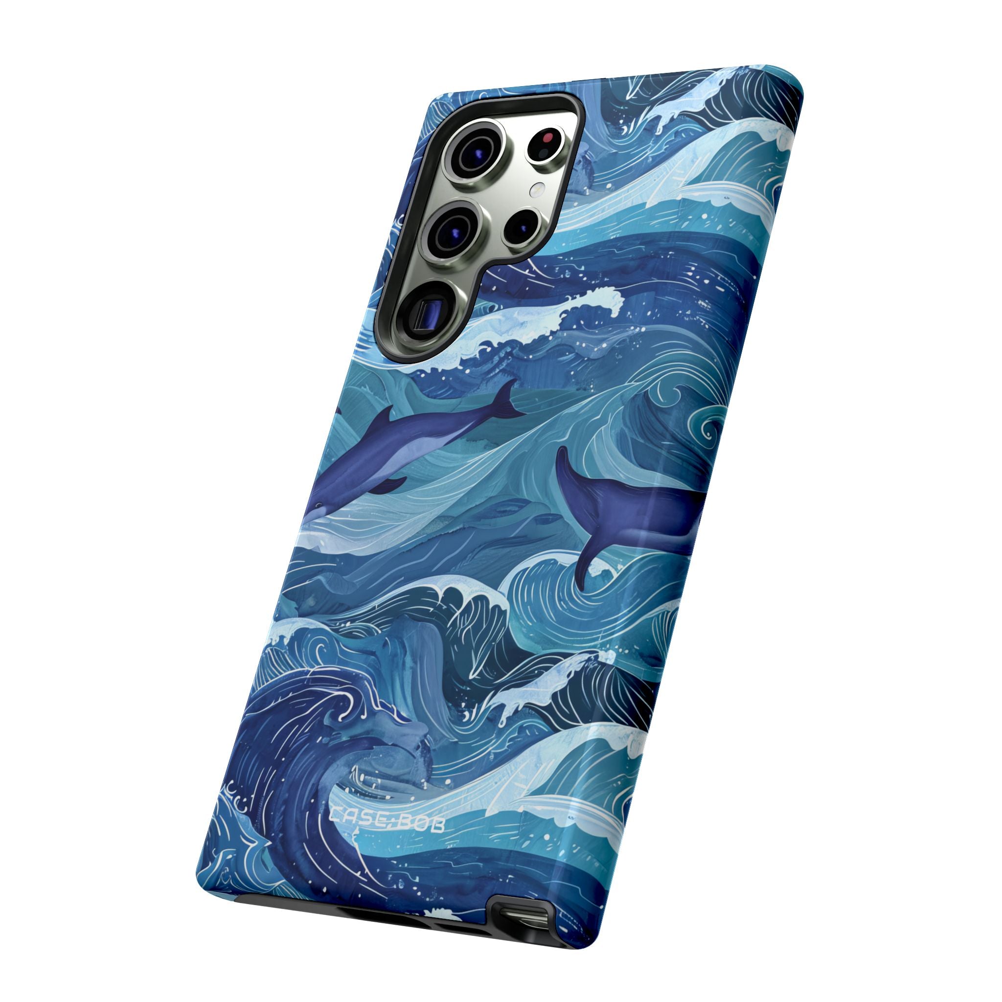 Dolphin Waves Samsung S23 Ultra Case - Tough