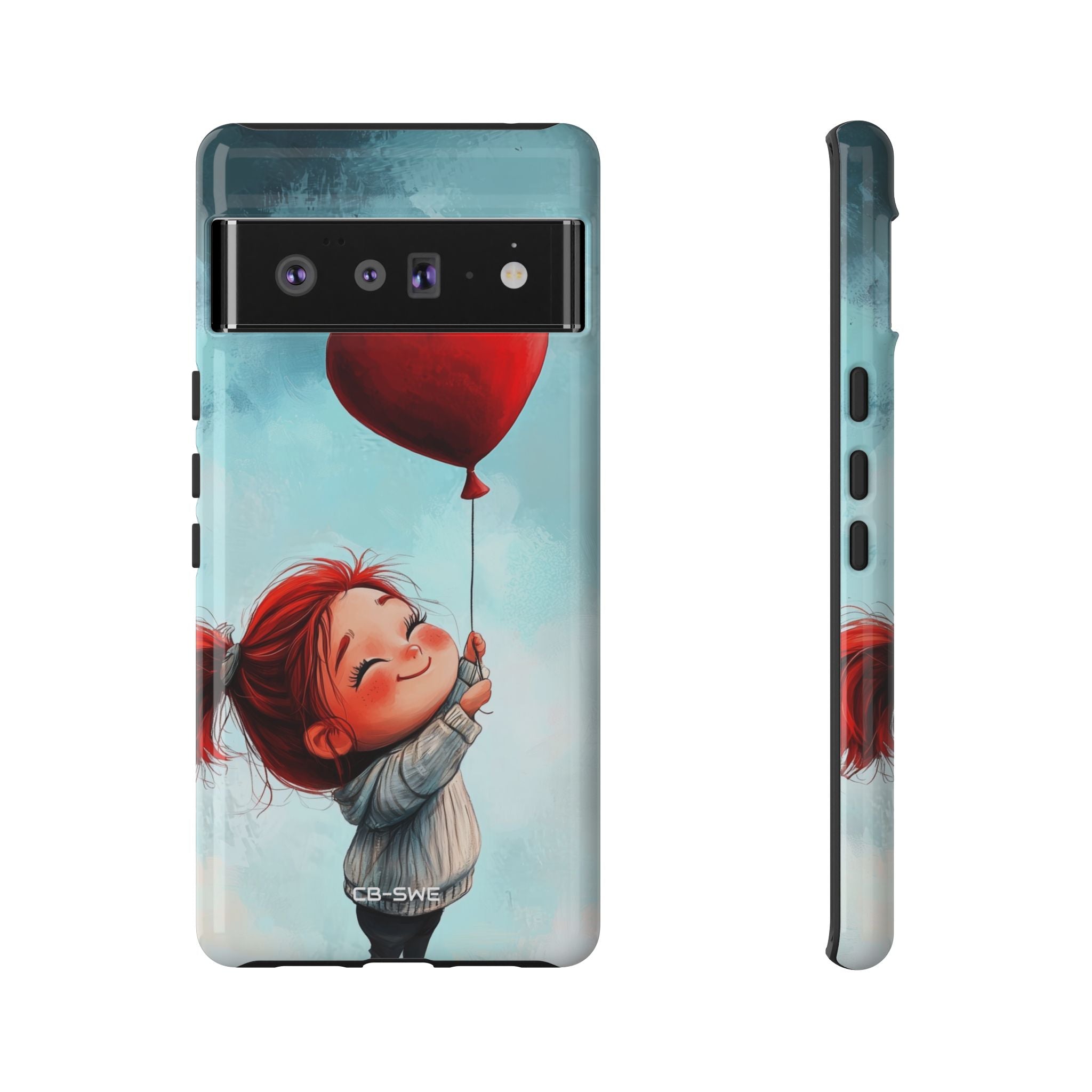 Joyful Girl Flies - Google Pixel Case