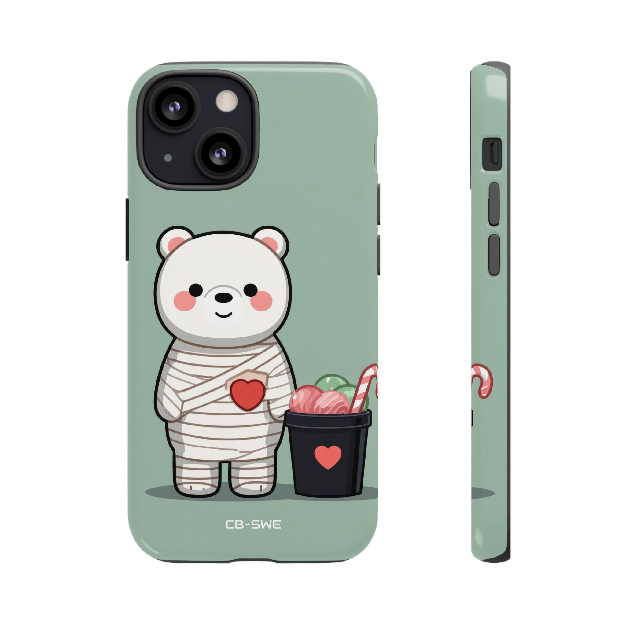 Mummy Bear Smiles Bright - iPhone Case