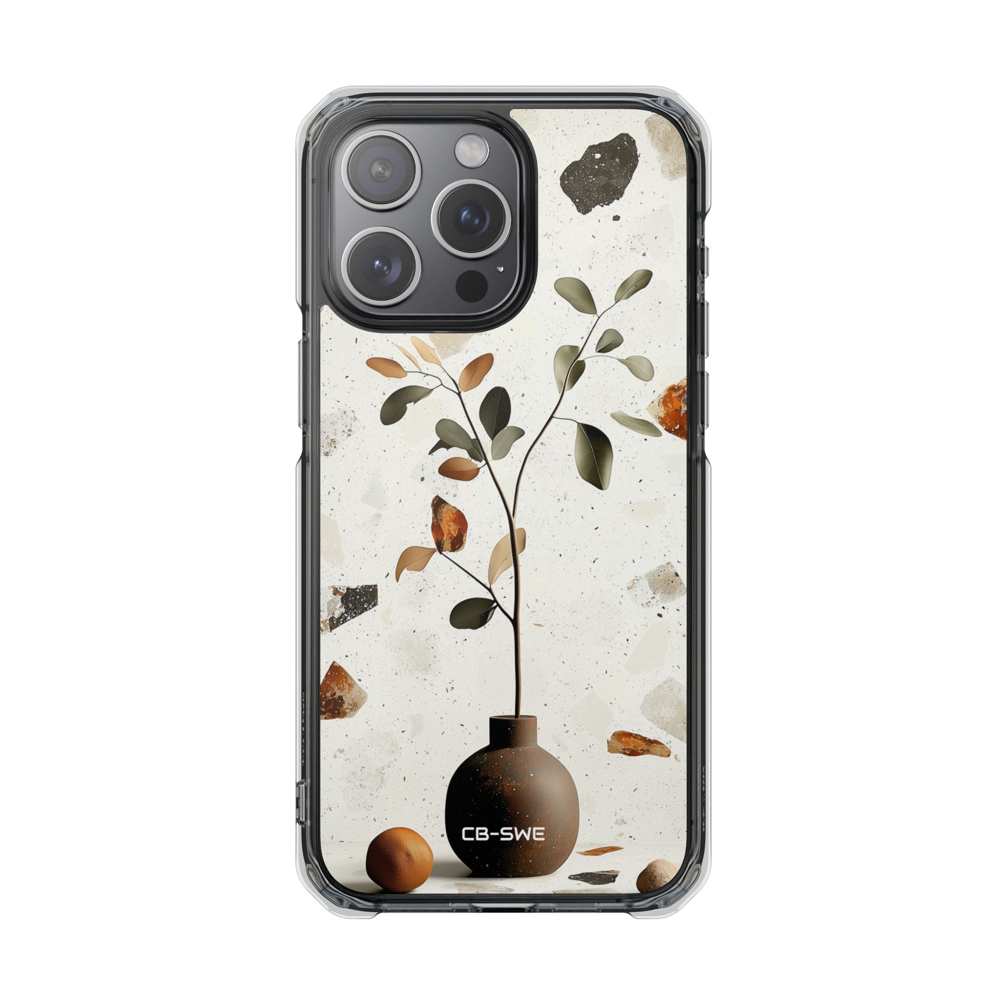 Vase Holds Leaves iPhone Case - Impact