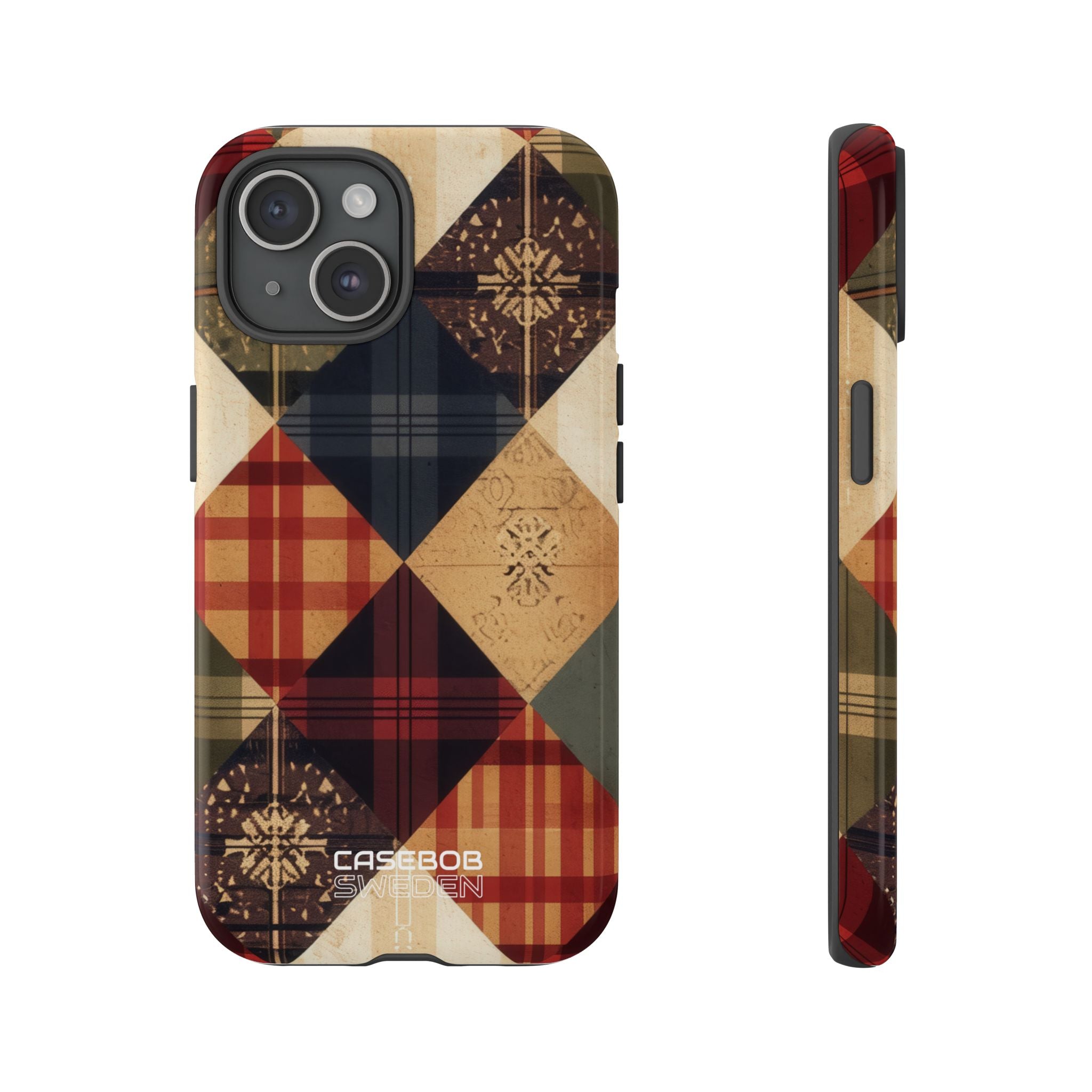 Rustik Quilt Charm iPhone 15 - Tough