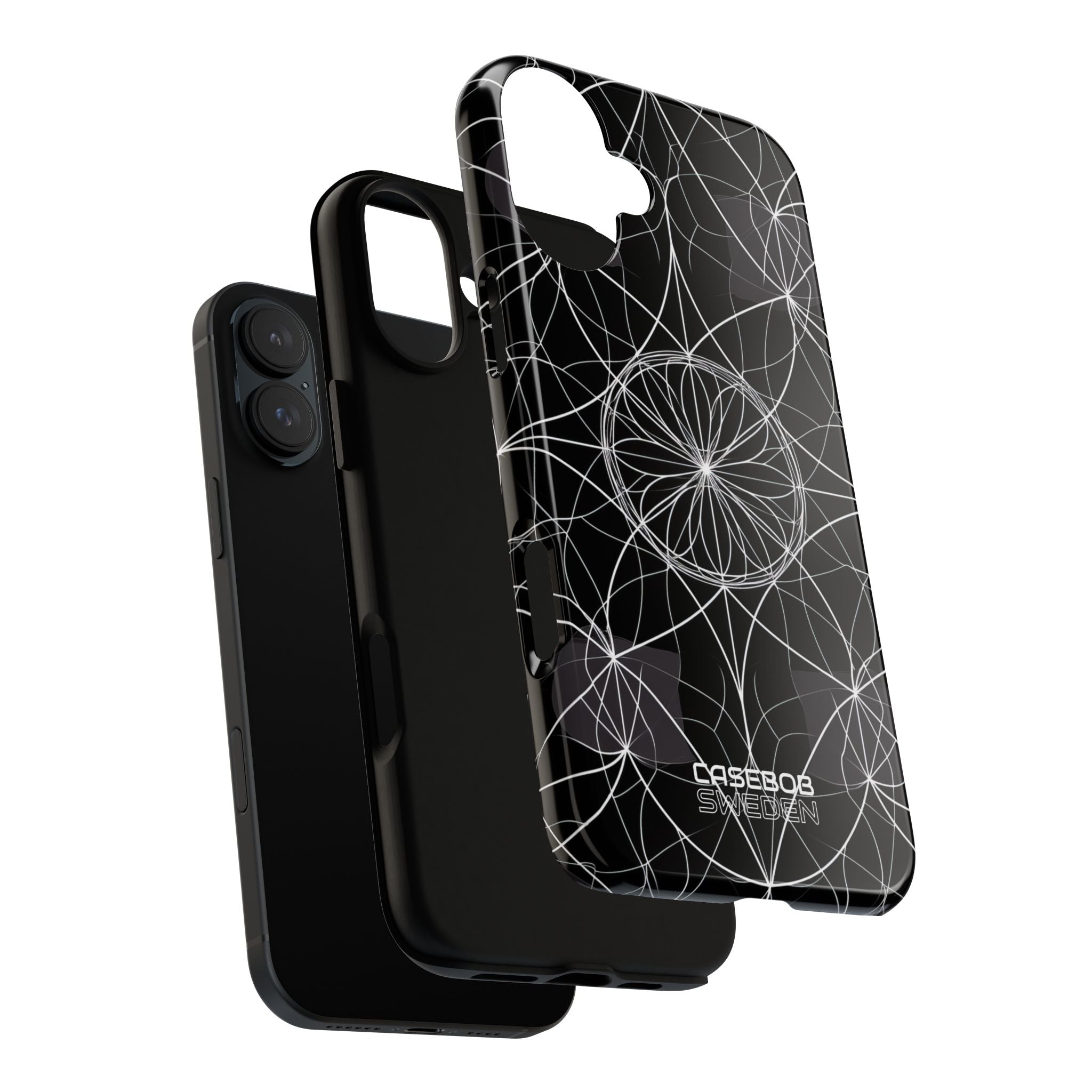 Symmetric Line Bloom iPhone 16 - Tough