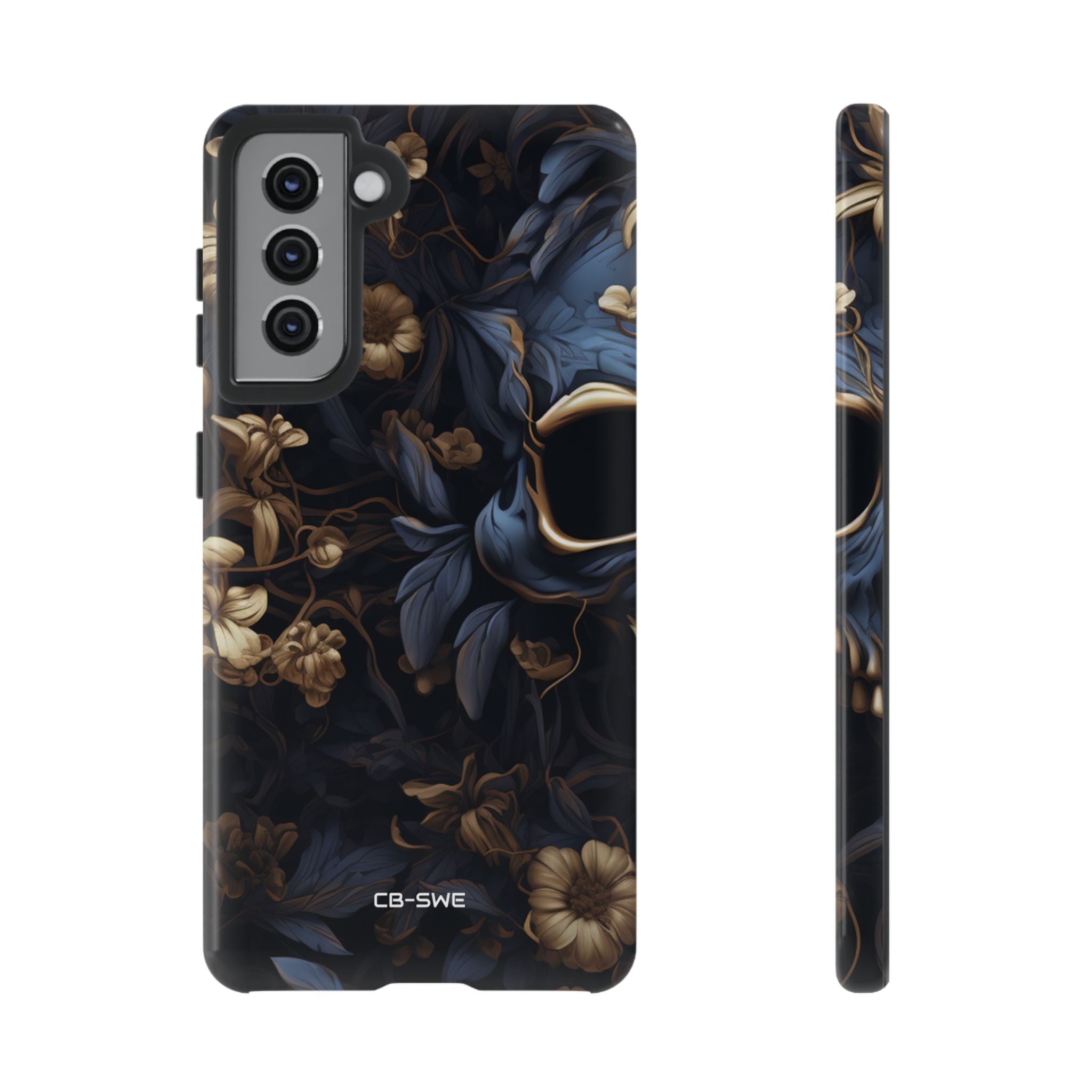 Gothic Floral Skull - Samsung Case