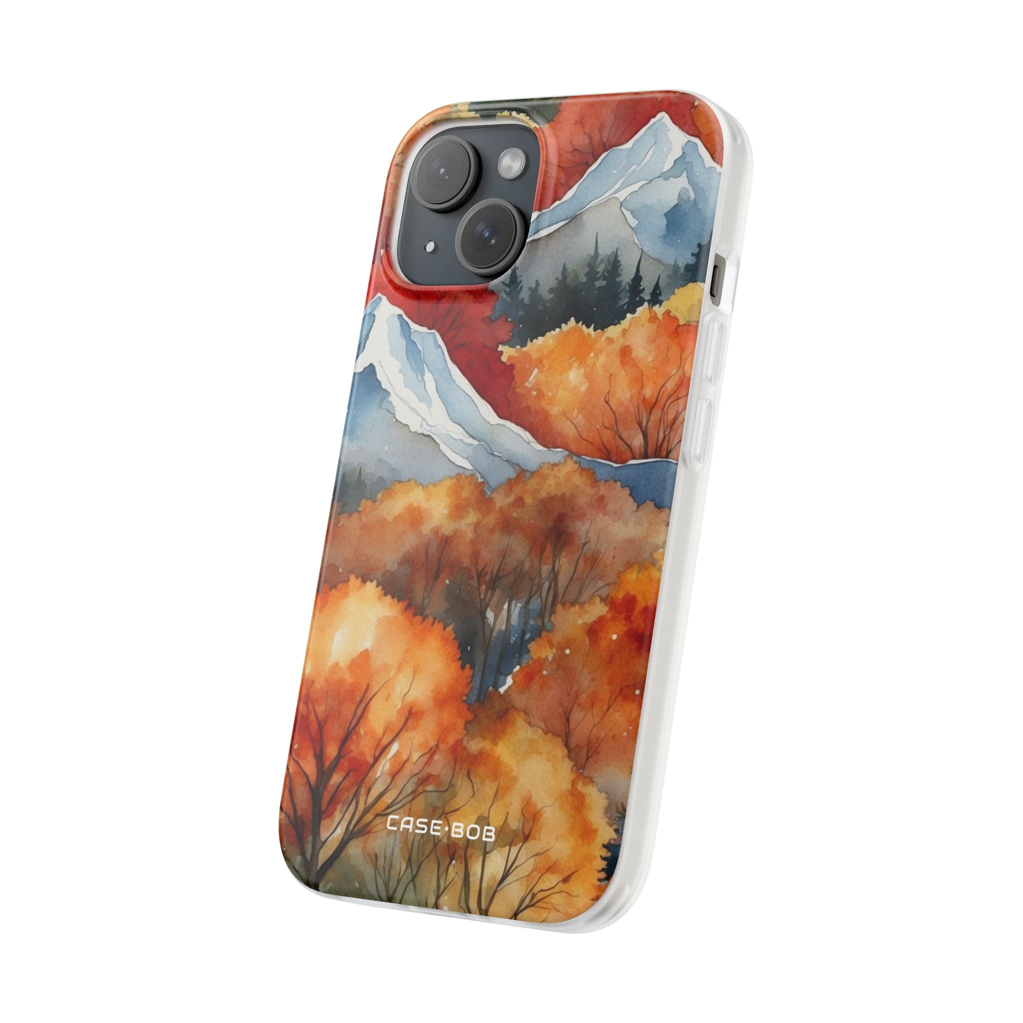 Snowcap Radiance iPhone 15 Case - Soft