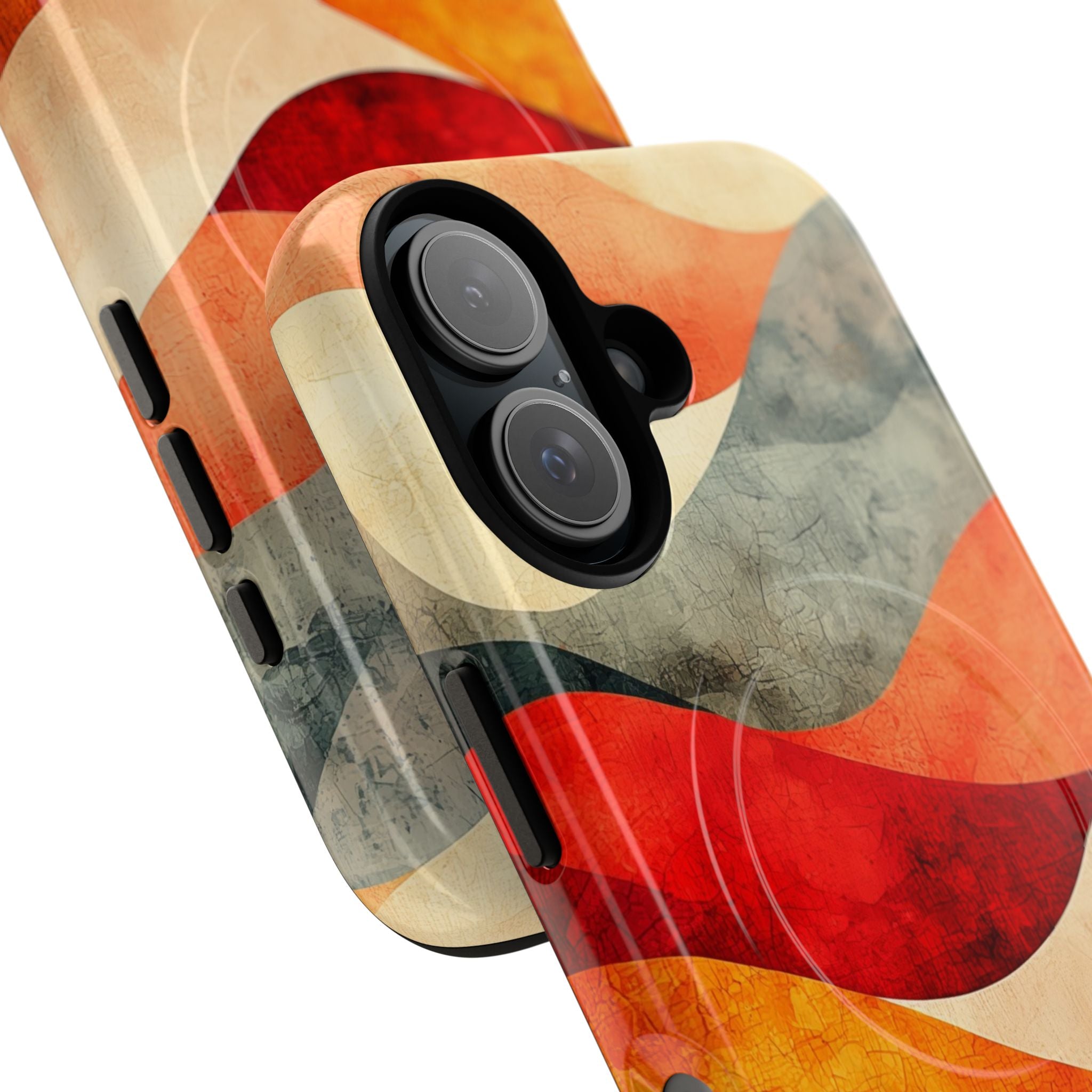 Cracked Wave Sunset iPhone 16 Case - Tough+