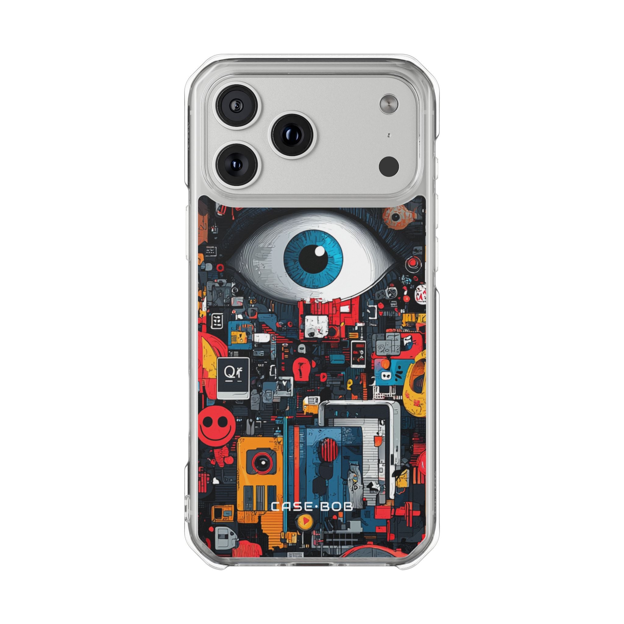 Blue Eye Mosaic iPhone 17 Pro Max Case - Impact