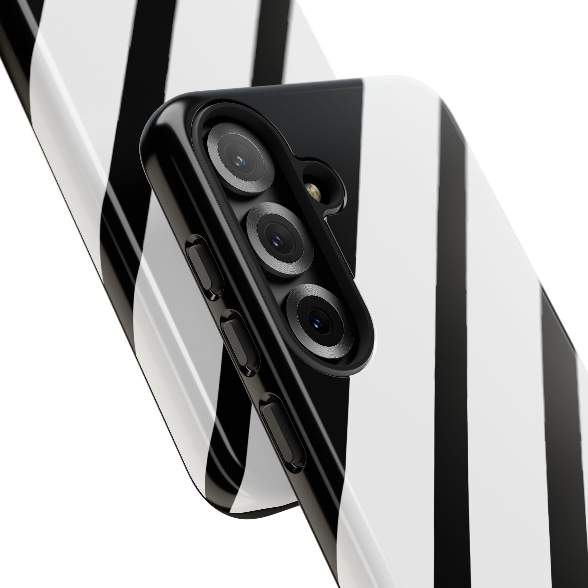 Diagonal Bands Noir Samsung S25 Plus Case - Tough