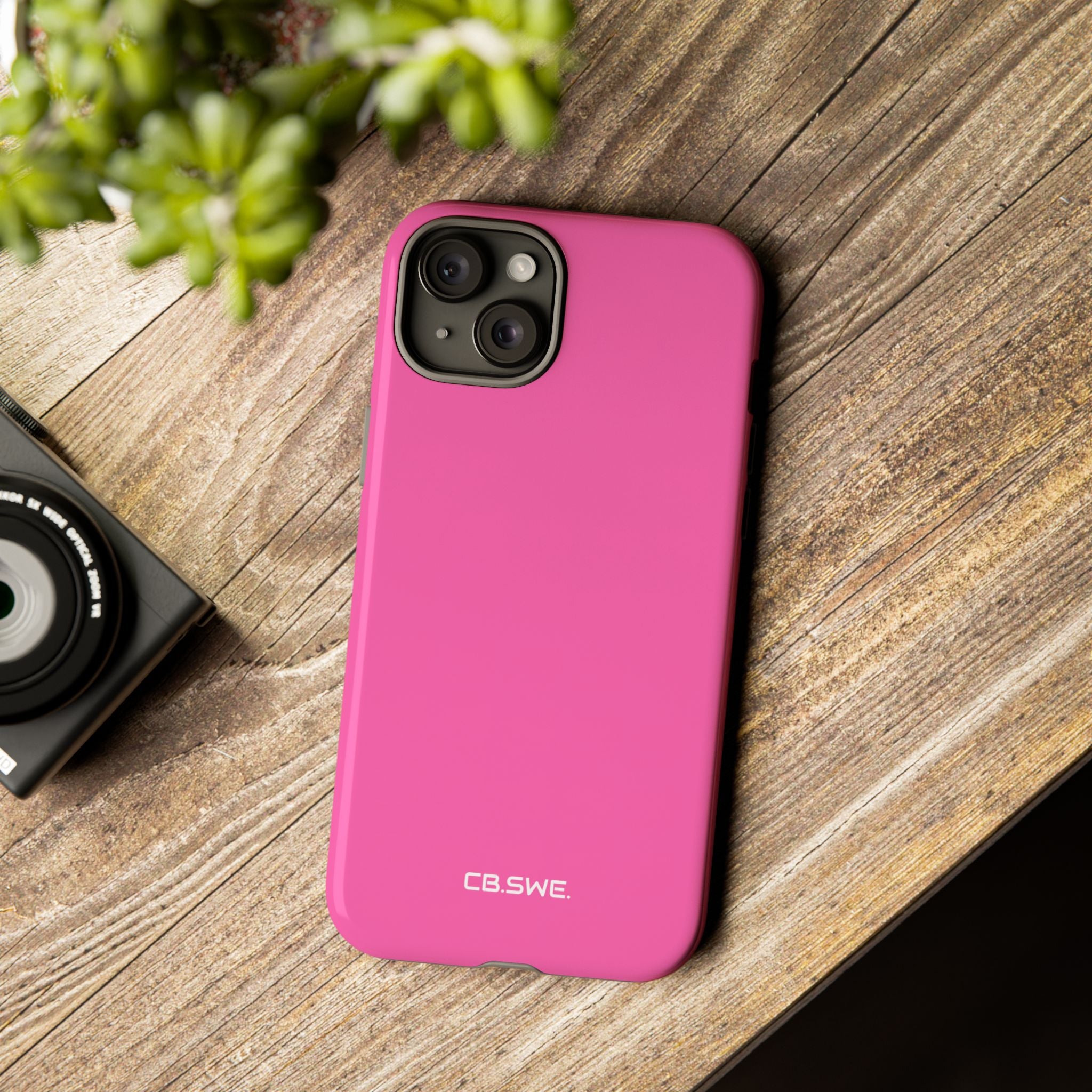 Hot Pink iPhone Case - Tough