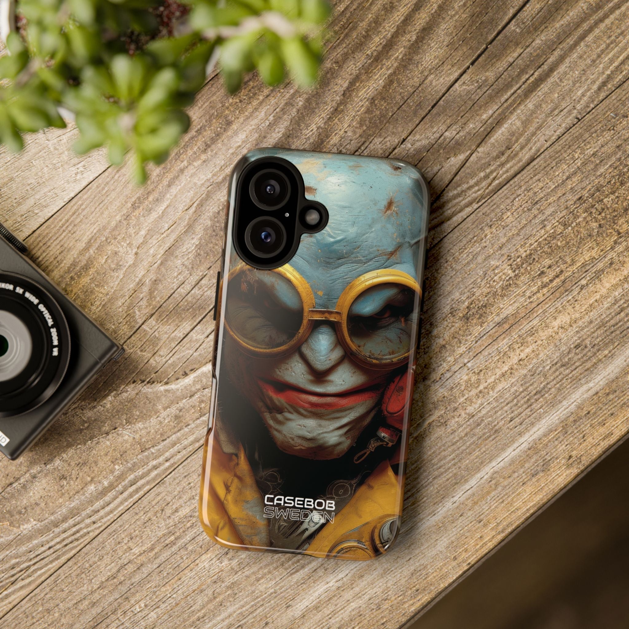 Steampunk Masked Adventurer iPhone 16 - Tough