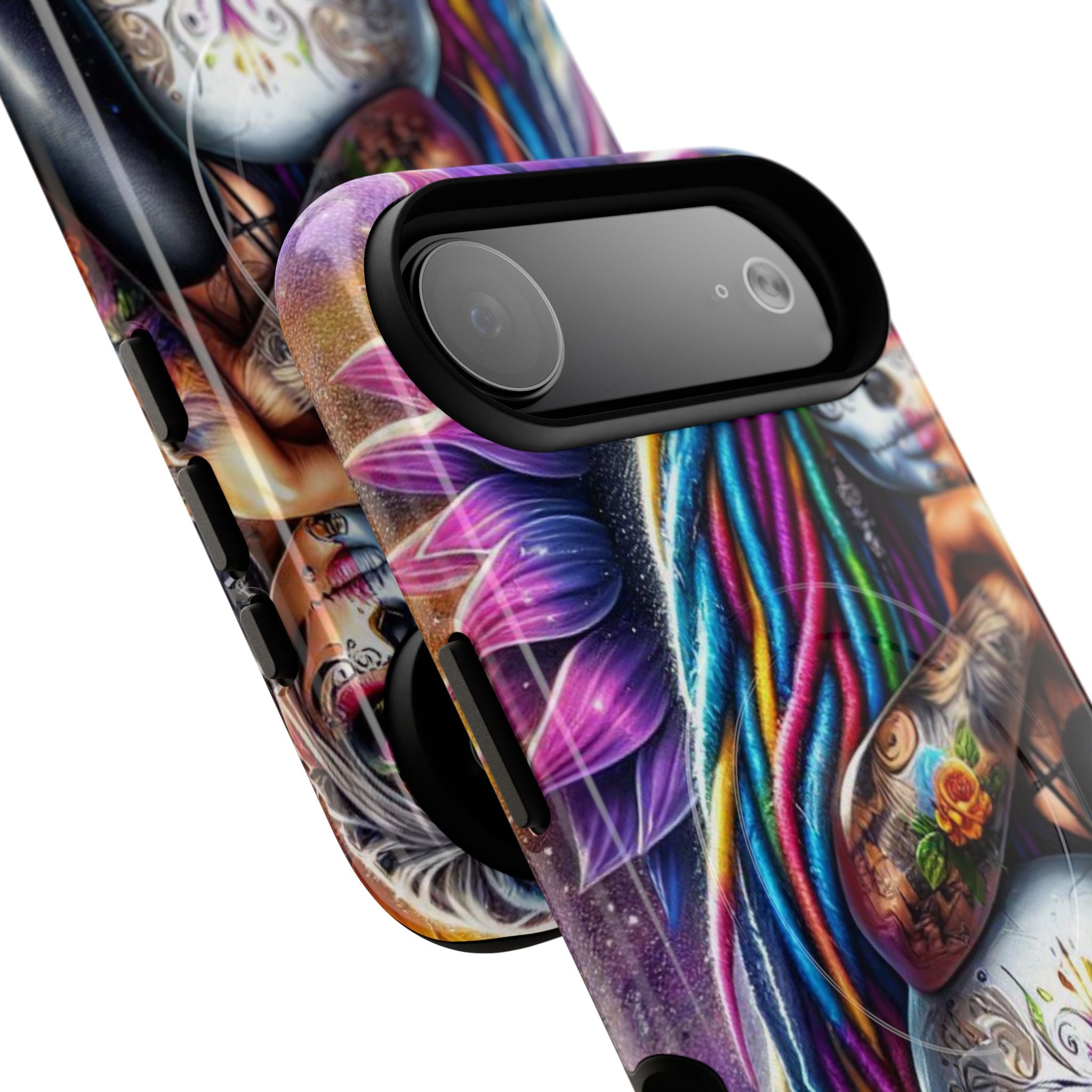 Sunflower Skull Glow iPhone 17 Air Case - Tough+