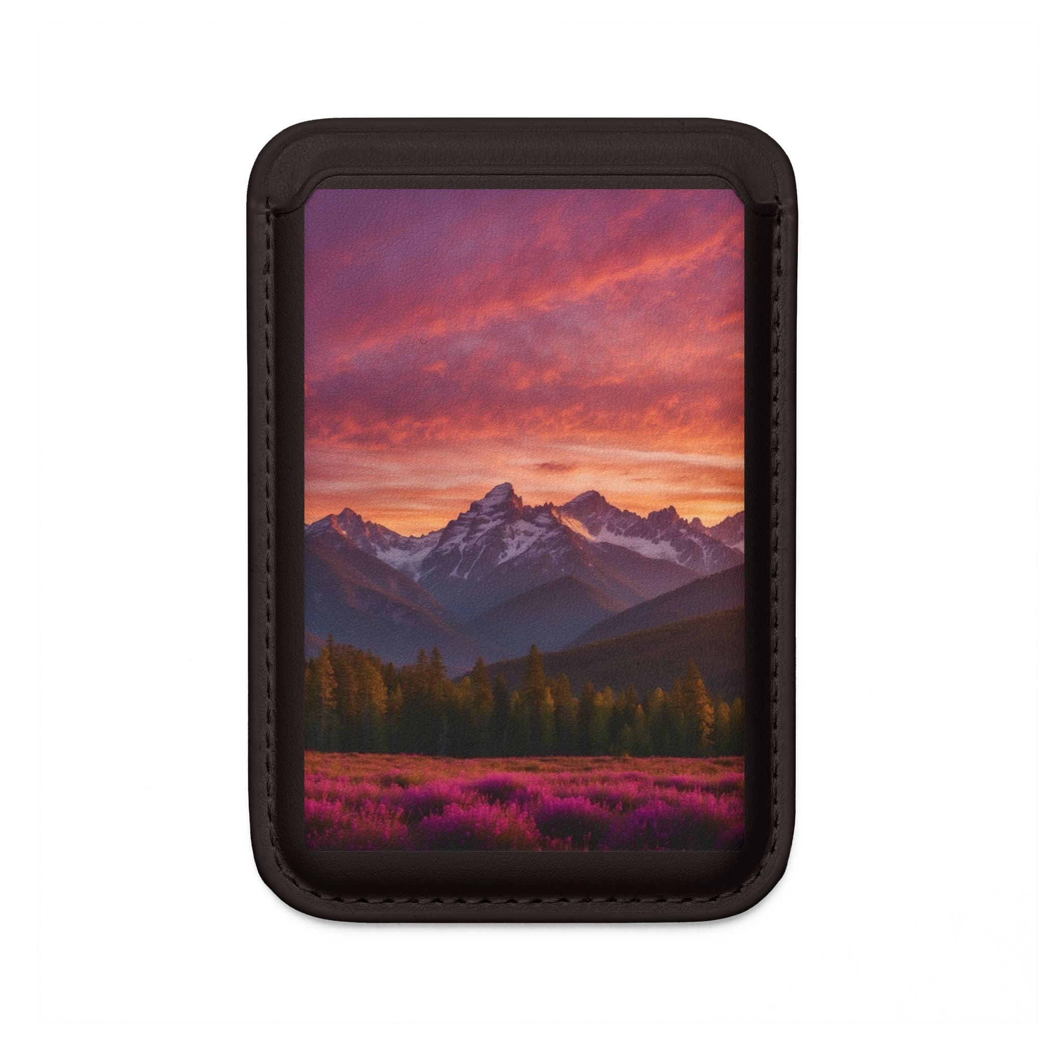 Mountain Bloom Twilight Wallet – MagSafe Ready