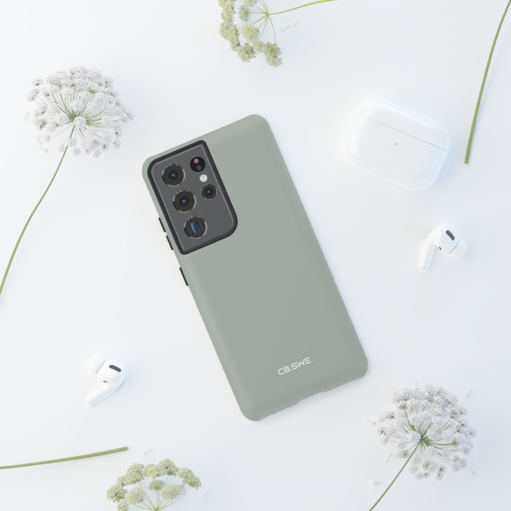 Ash Grey Samsung Case - Tough