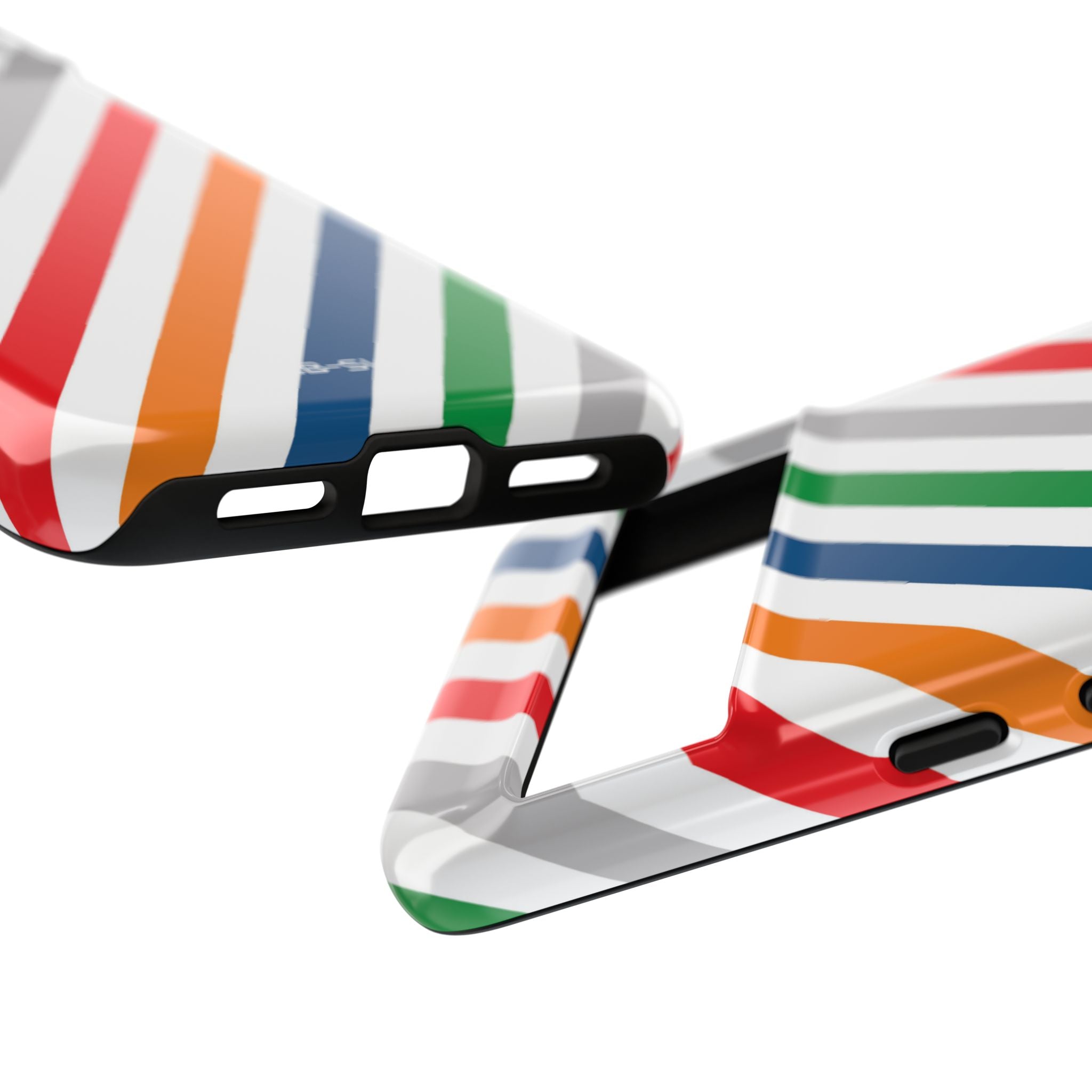 Vibrant Geometric Stripes - Google Pixel Case