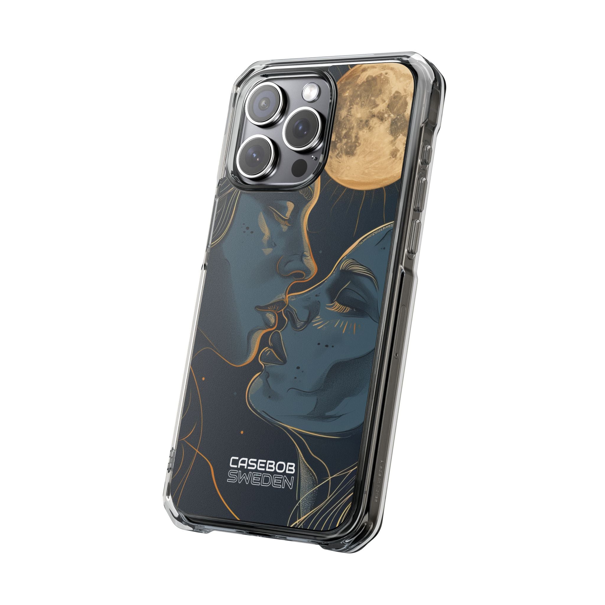 Moonlit Lovers Whisper iPhone 15 - Impact Clear+