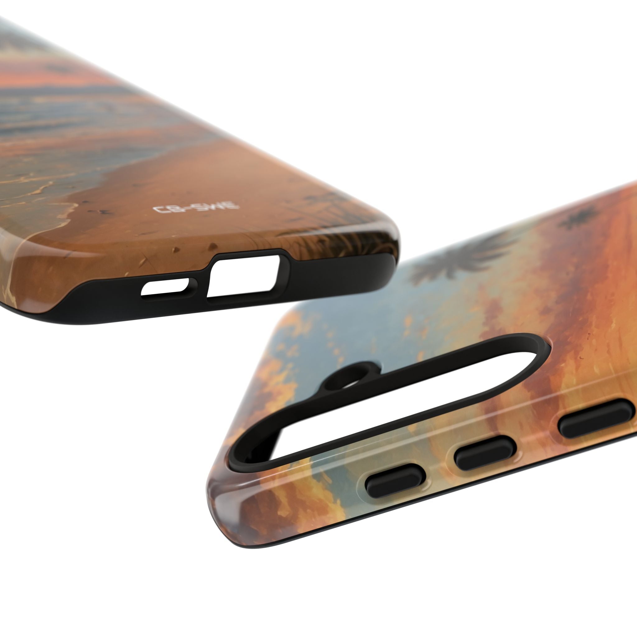 Golden Waves Embrace - Samsung Case