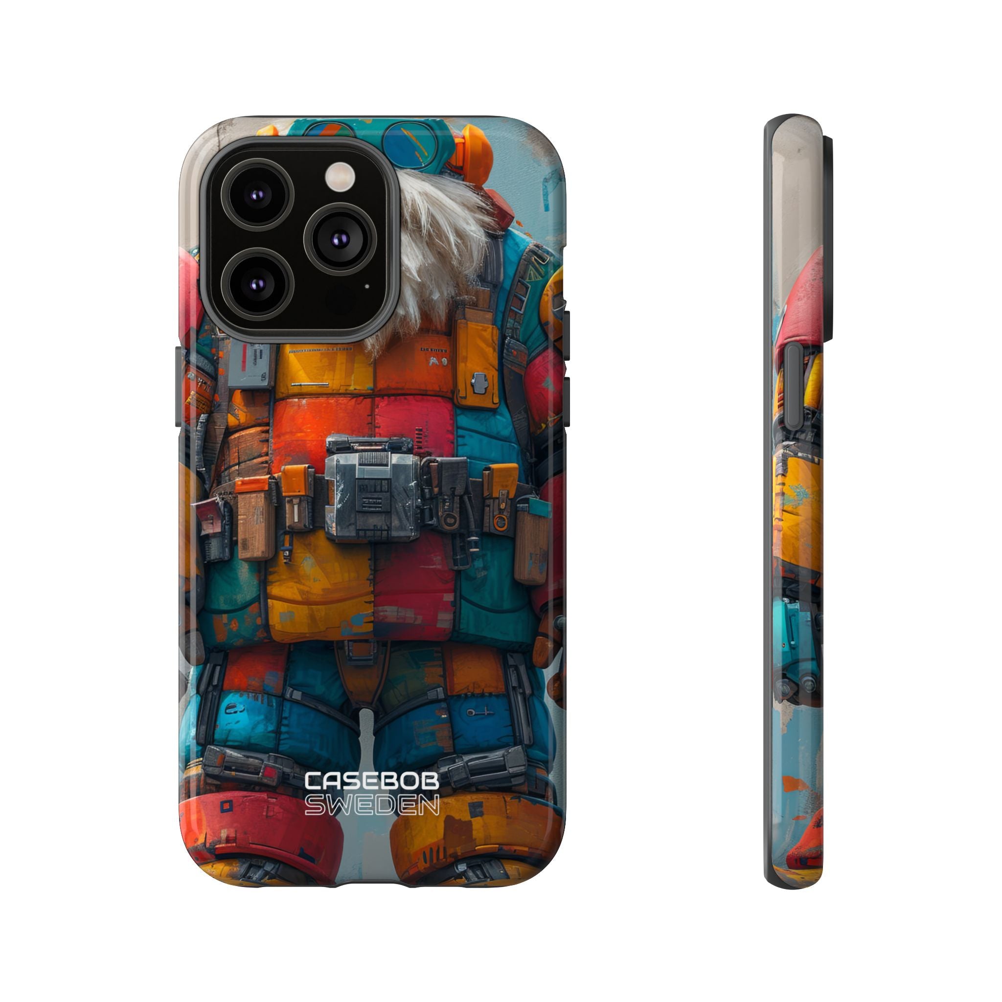 Whimsical Robot Wanderer iPhone 14 - Tough