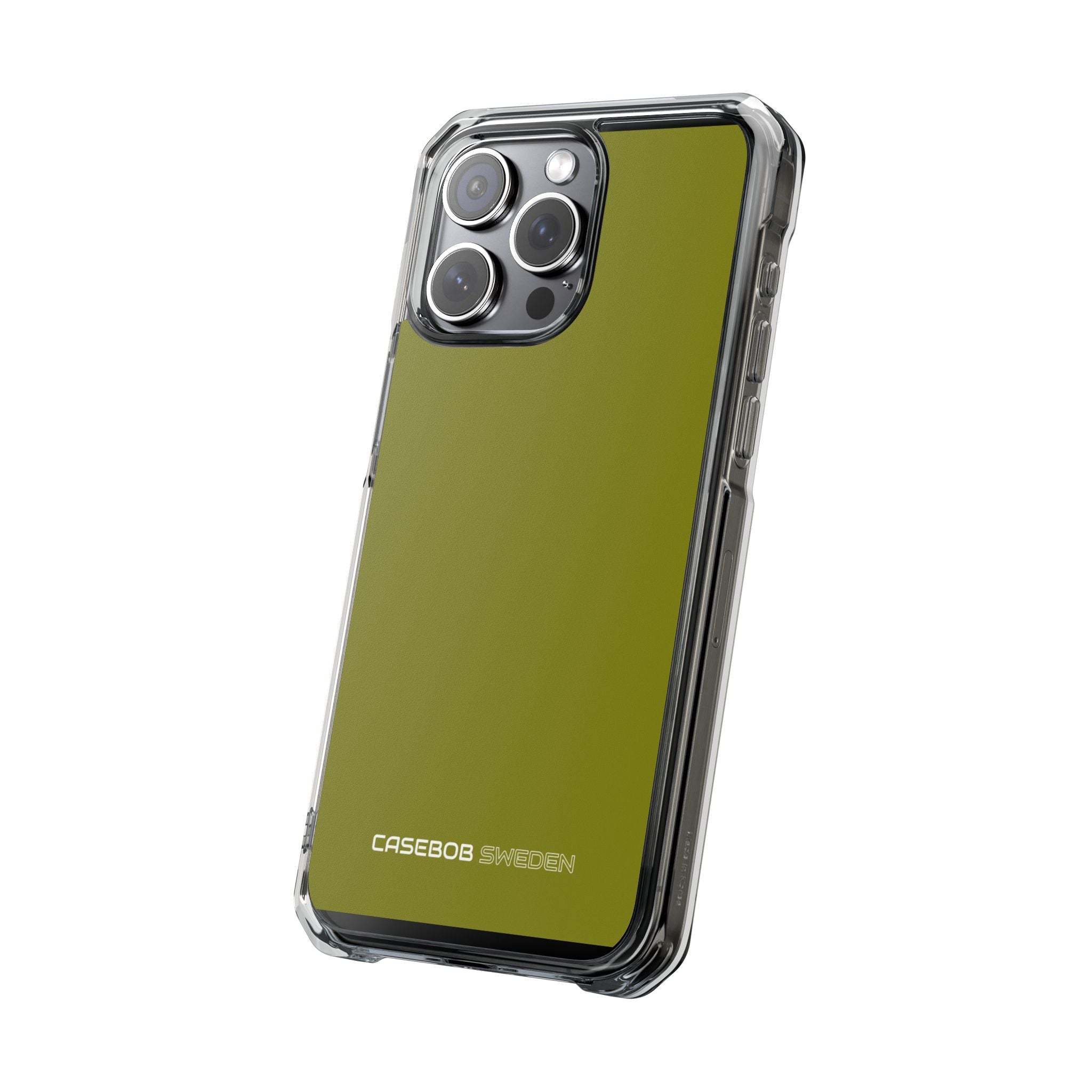 Olive Green iPhone 15 - Impact Clear+