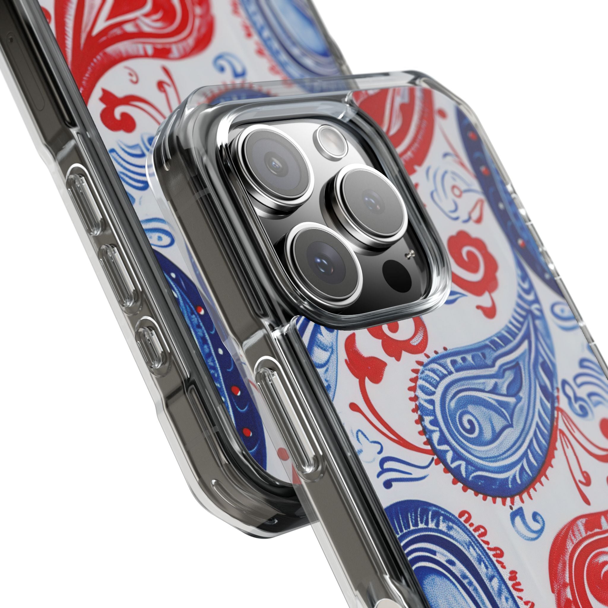 Vibrant Paisley Swirls iPhone 16 - Impact Clear+