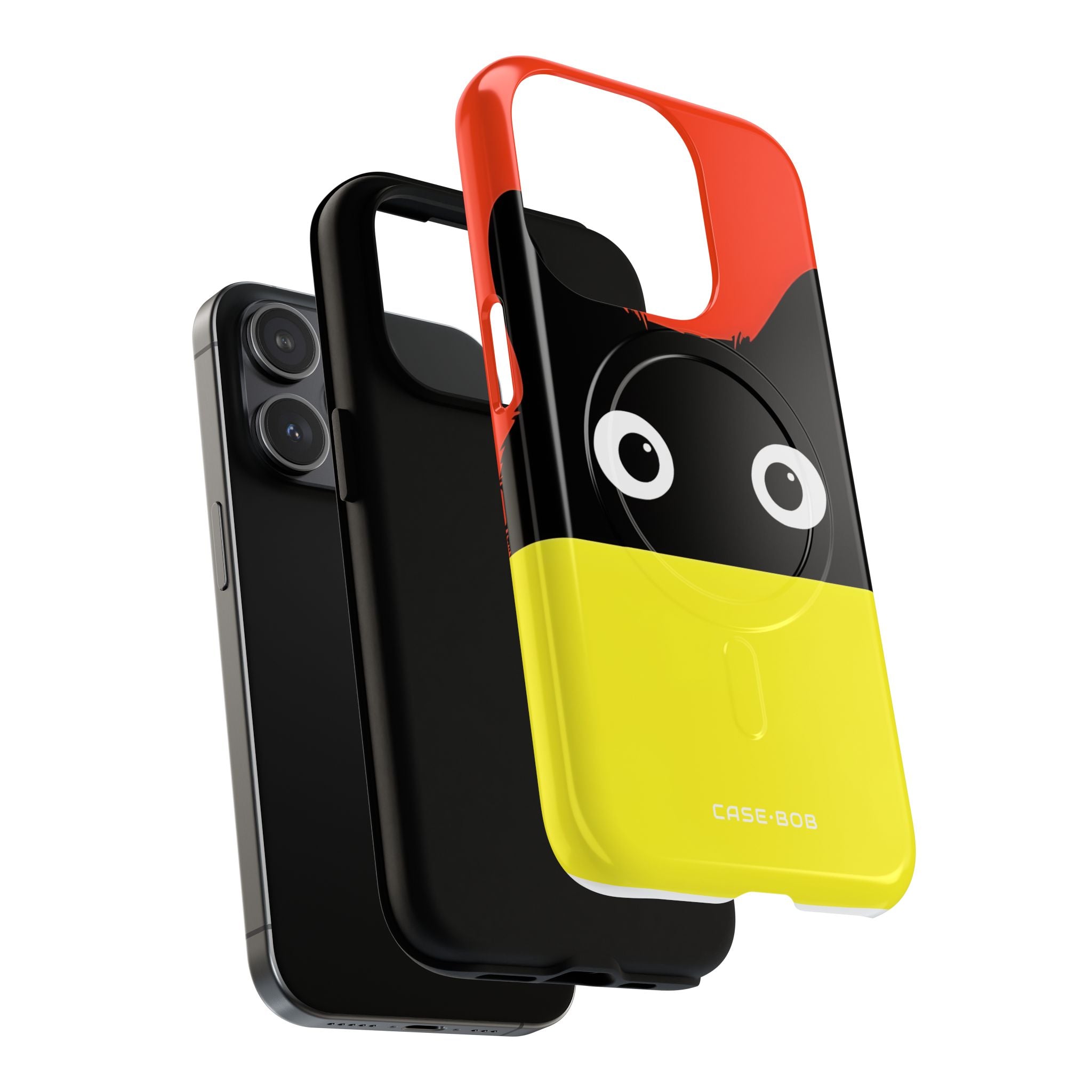 Peekaboo Cat Crimson iPhone 15 Pro Case - Tough+