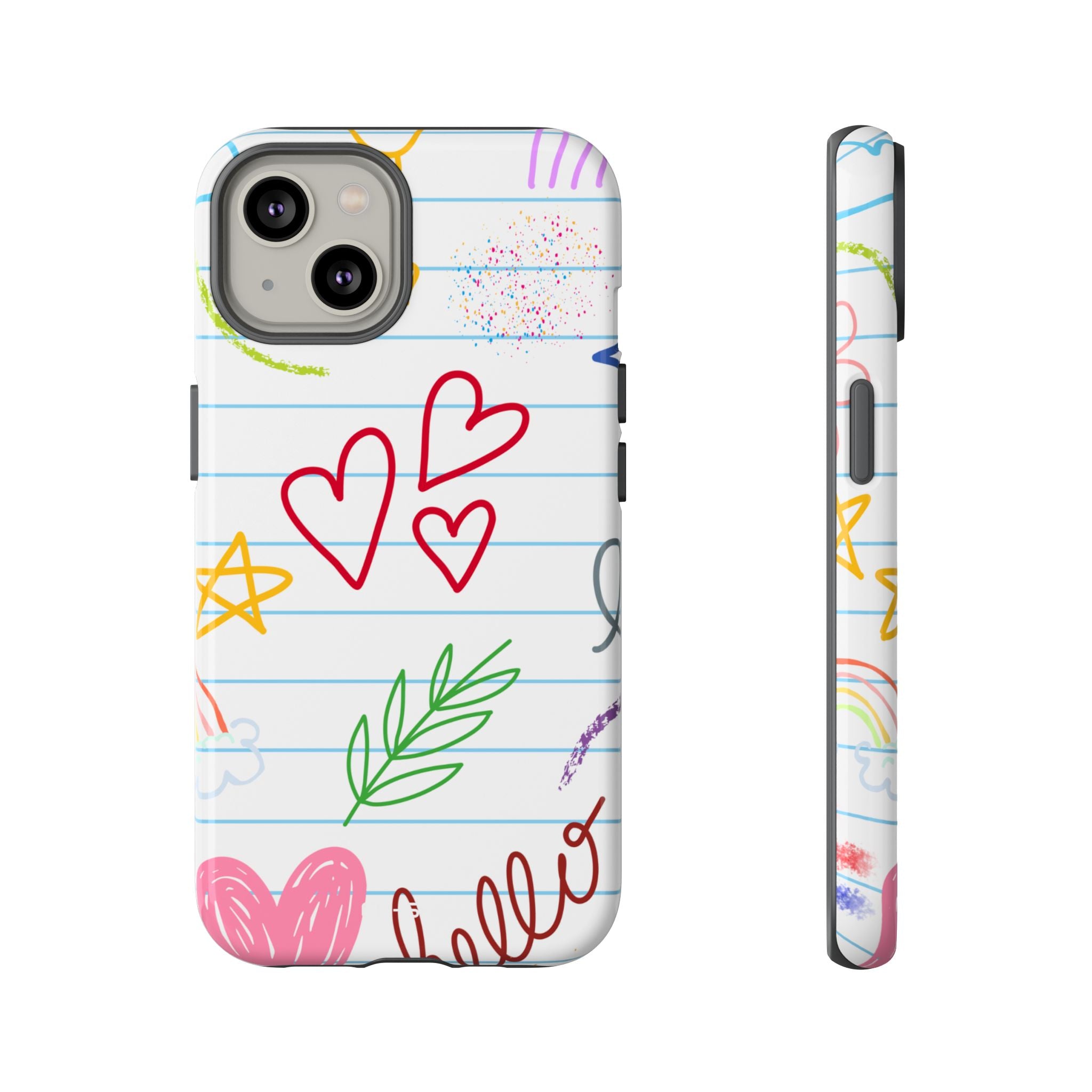 Hearts Dance Happily - iPhone Case