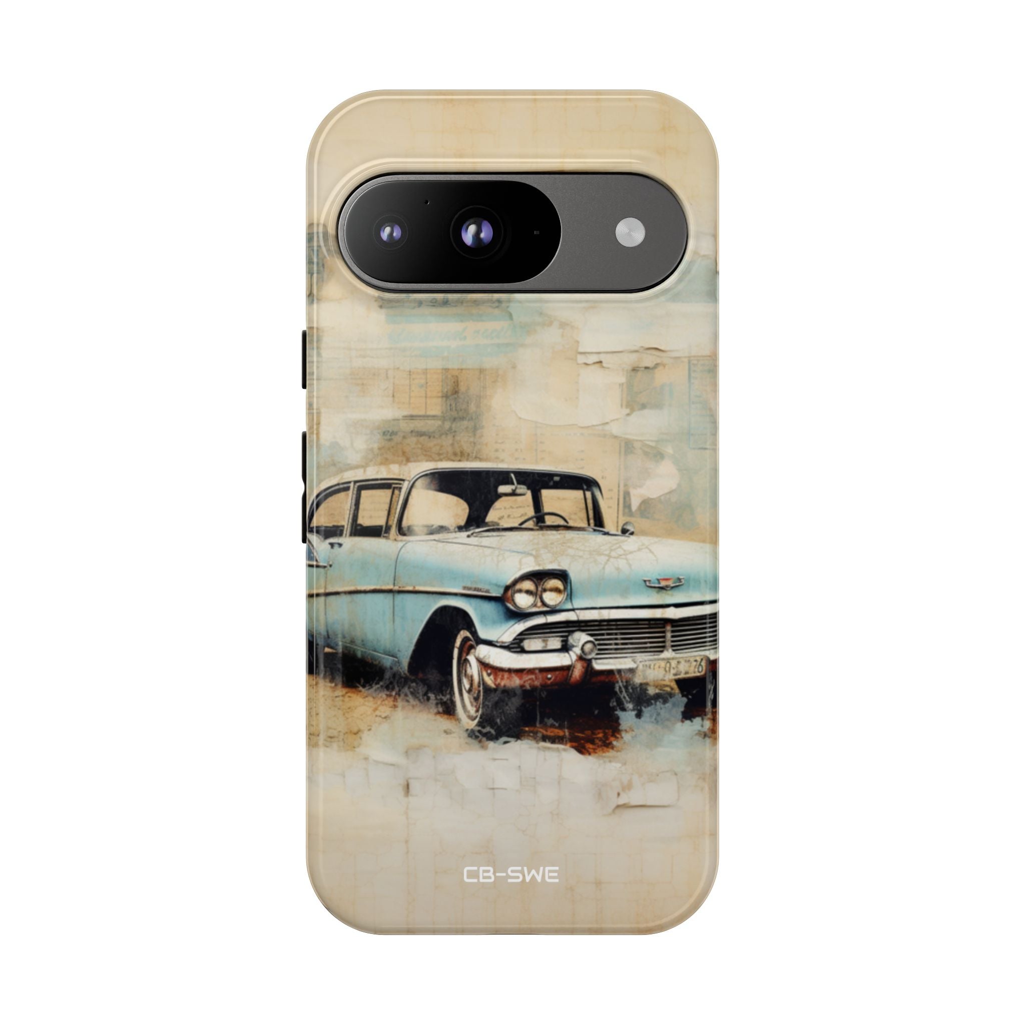 Vintage Car Collage - Google Pixel Case