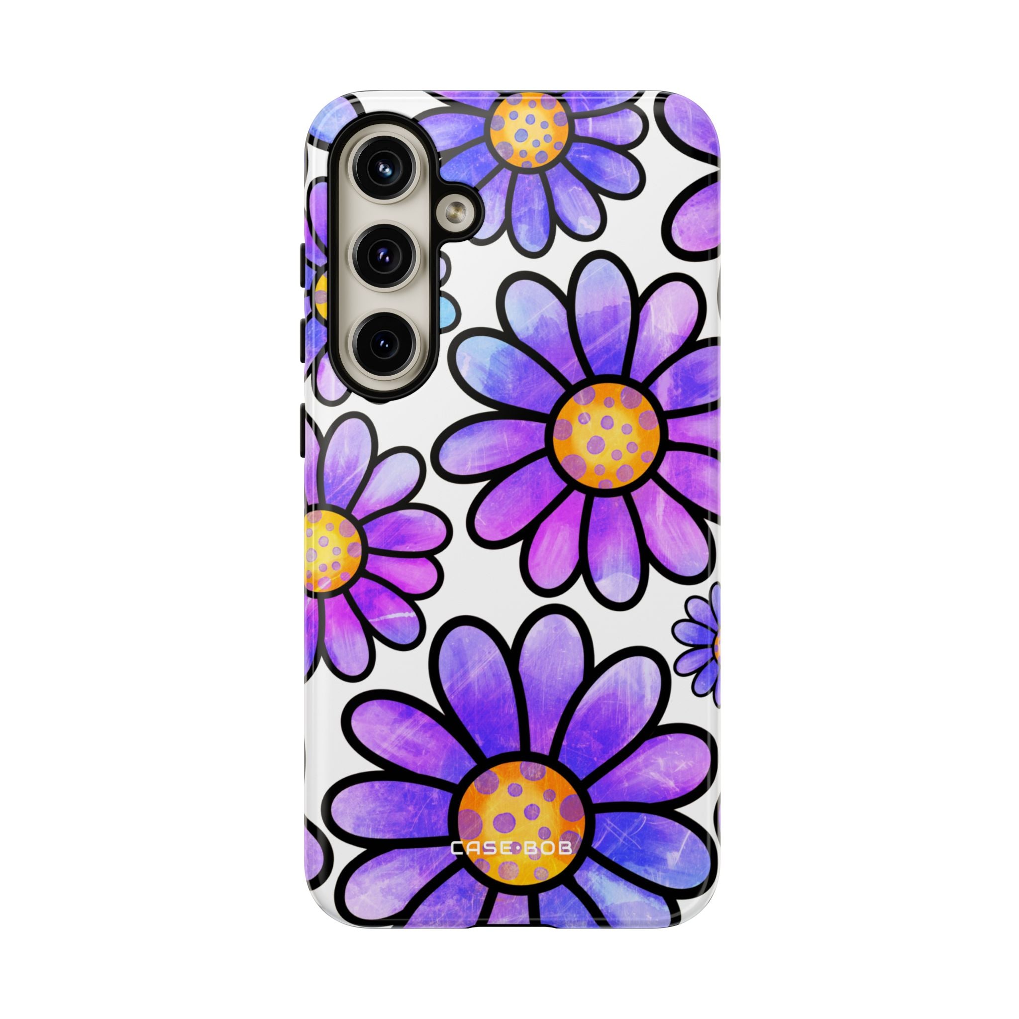 Polka Dot Blooms Samsung S24 Plus Case - Tough