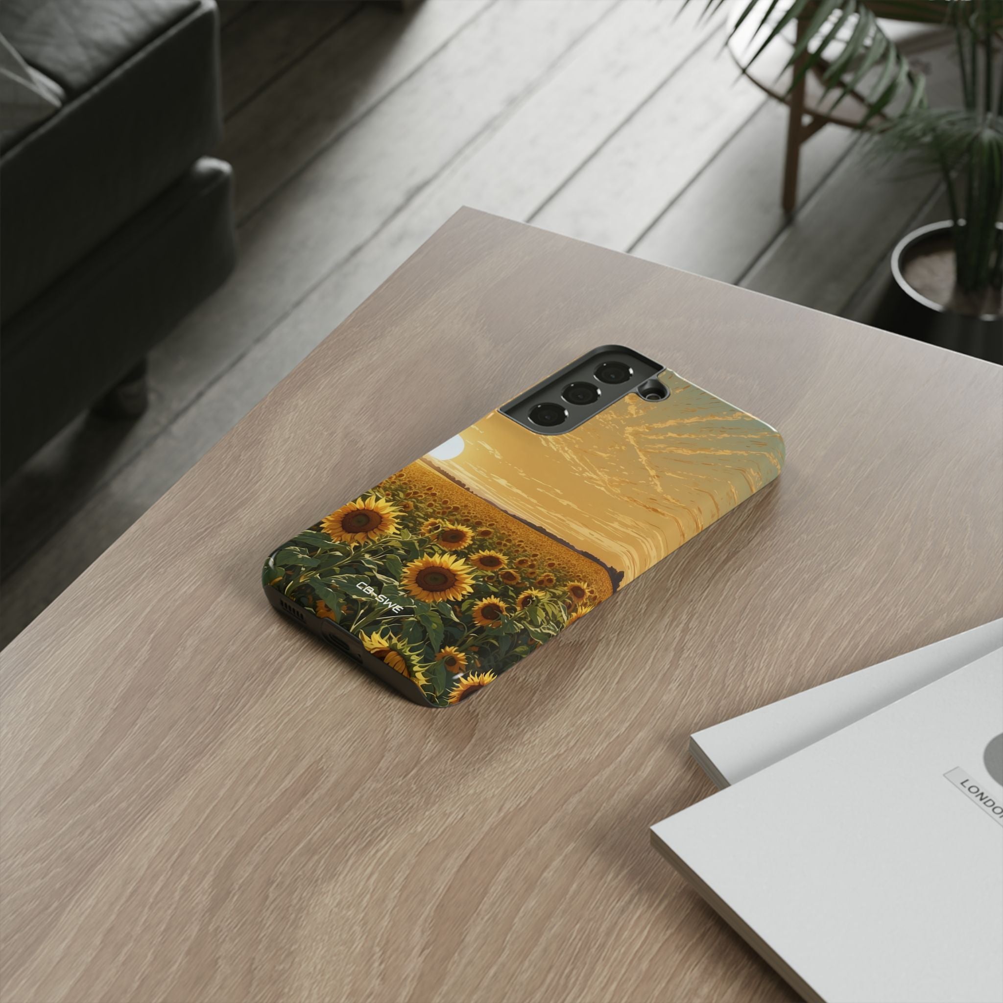 Sunflowers Embrace Sunset - Samsung Case
