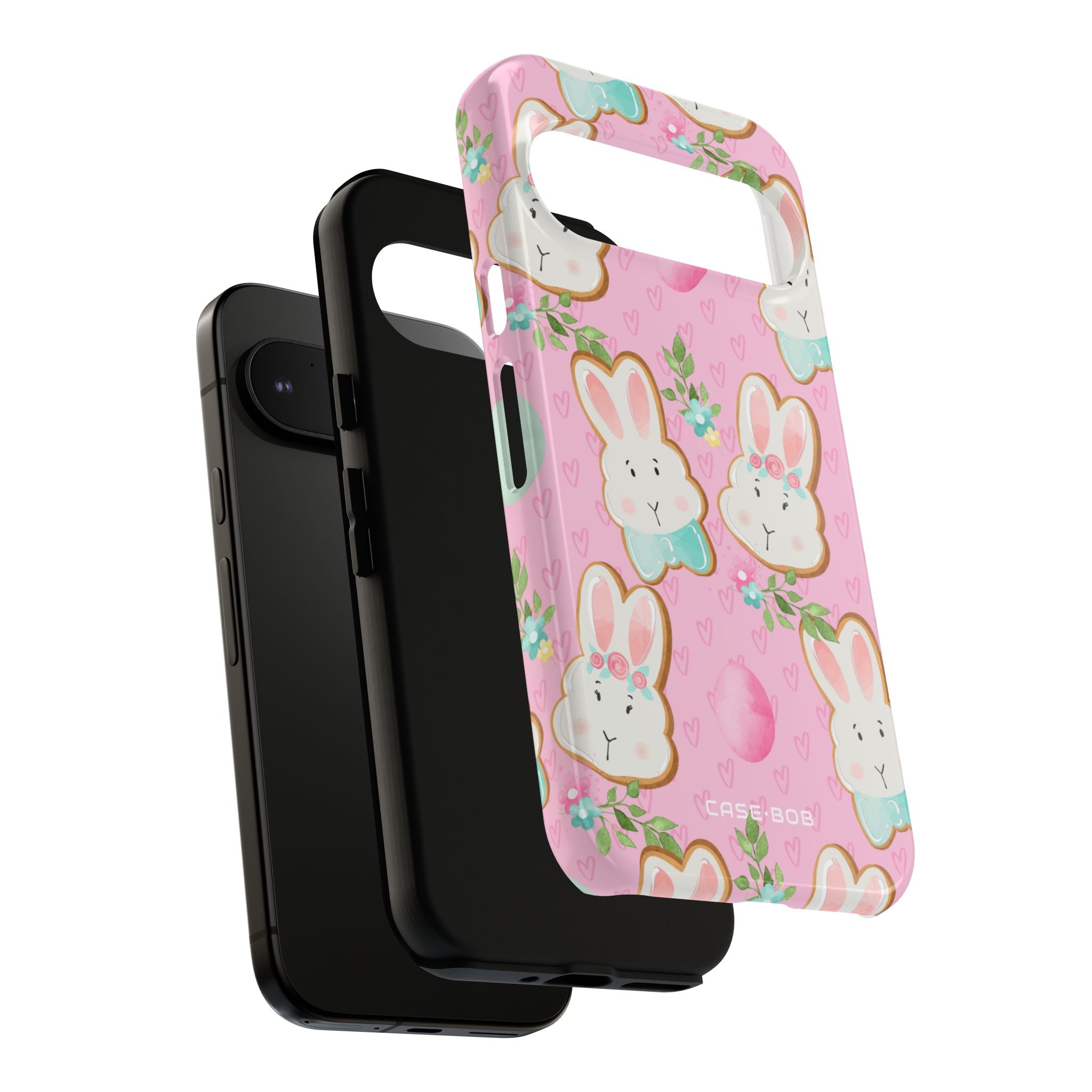 Bunny Blossom Google Pixel 9 Pro Case - Tough