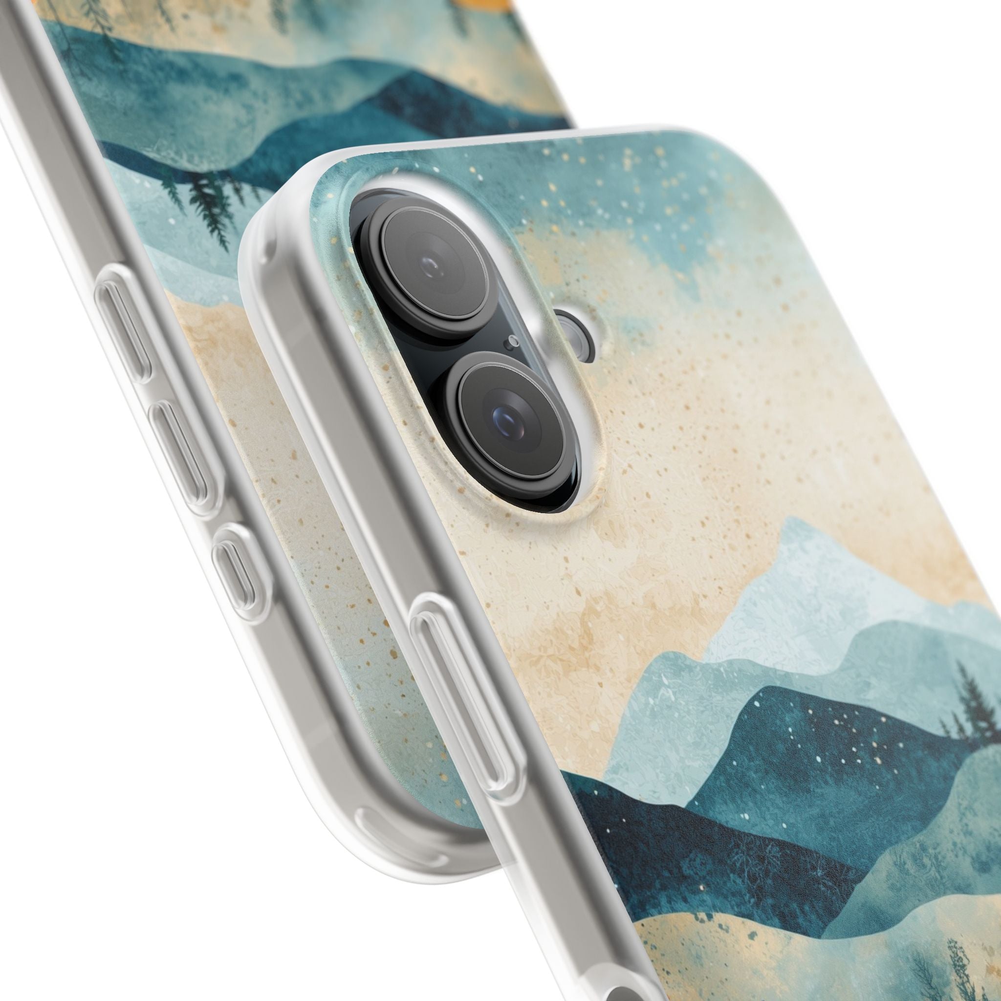 Moonlit Mountains iPhone 16 Case - Soft