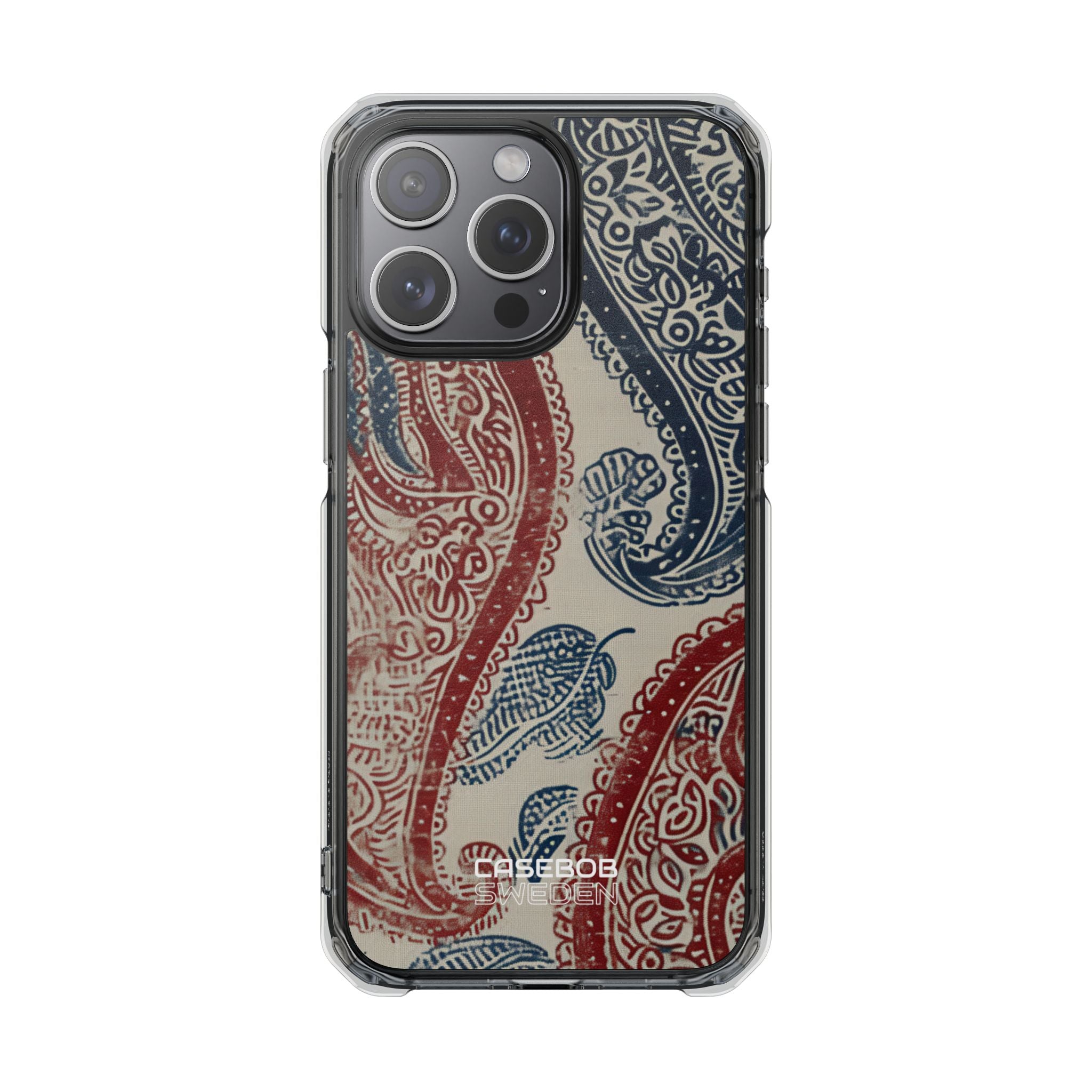 Ornate Paisley Swirl iPhone 15 - Impact Clear+